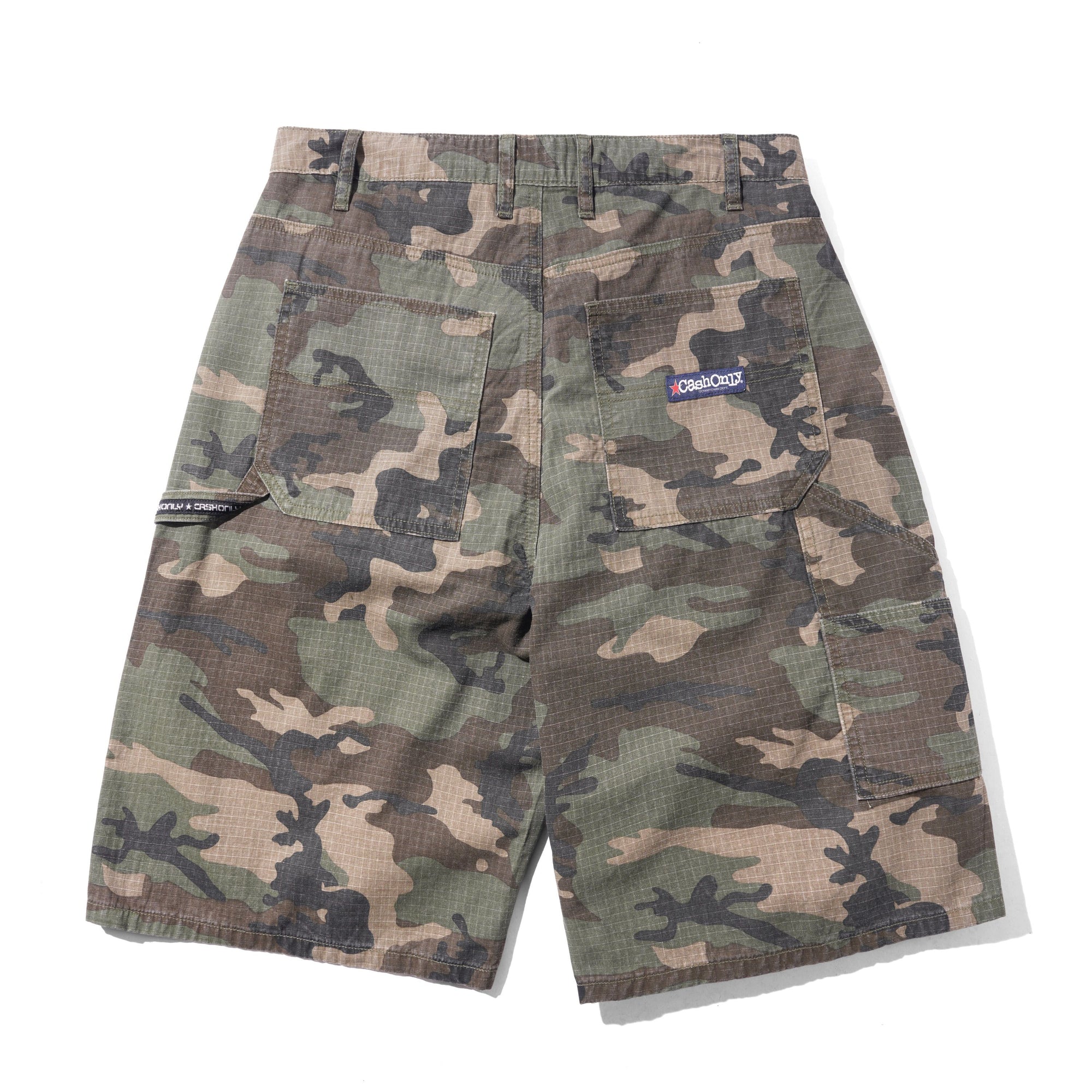 Ripstop Carpenter Shorts, Woodland Camo