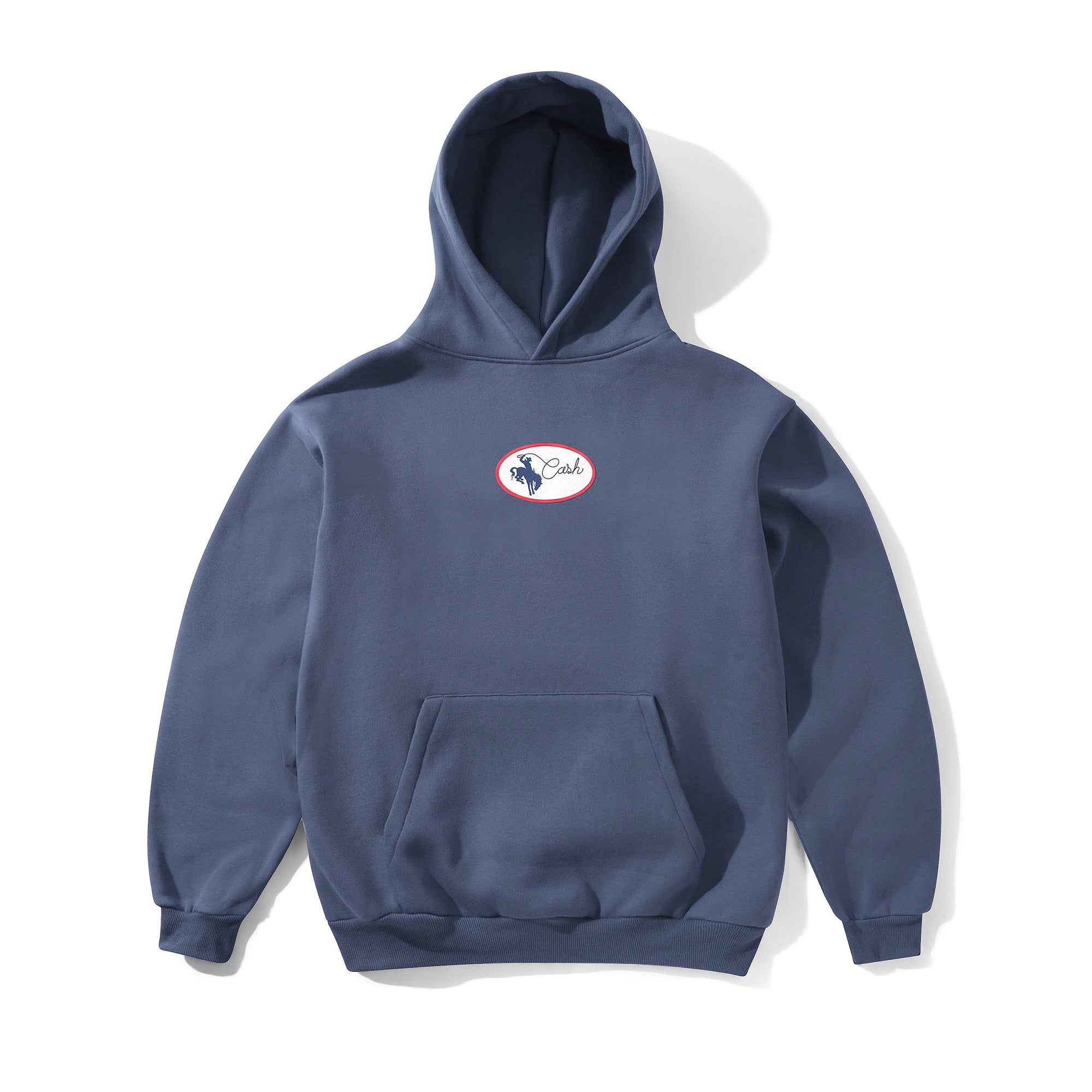 Rodeo Pullover Hood, Lead Blue