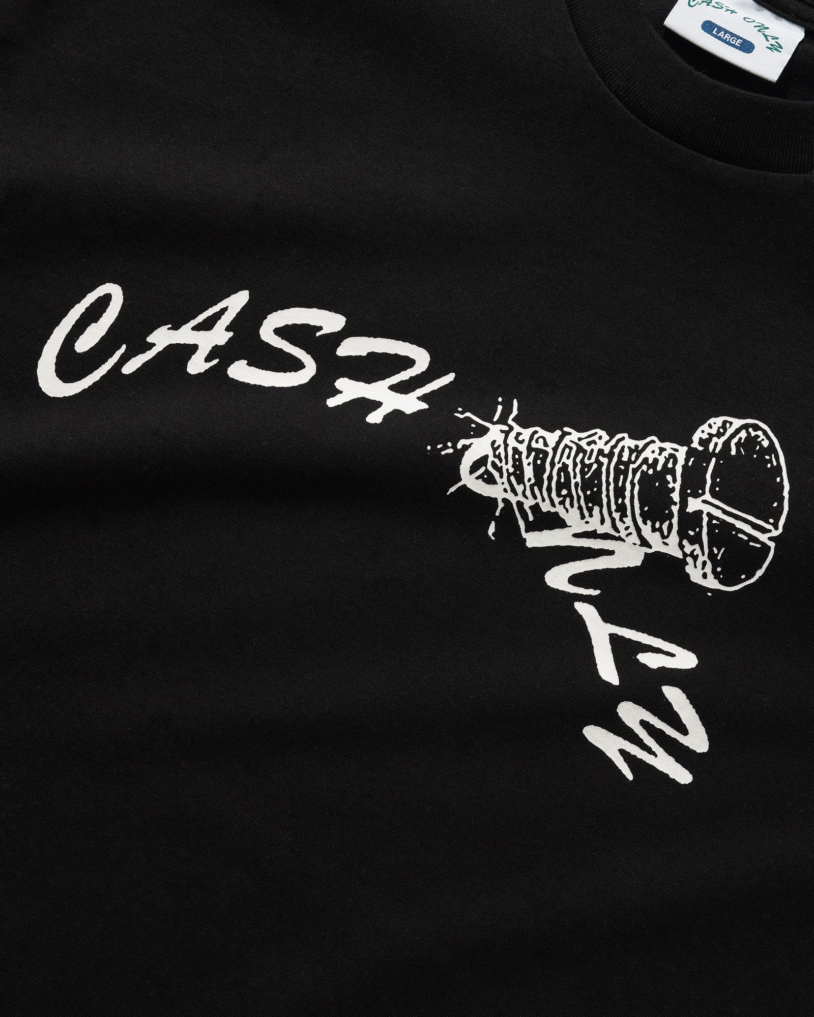 Screw Logo Tee, Black