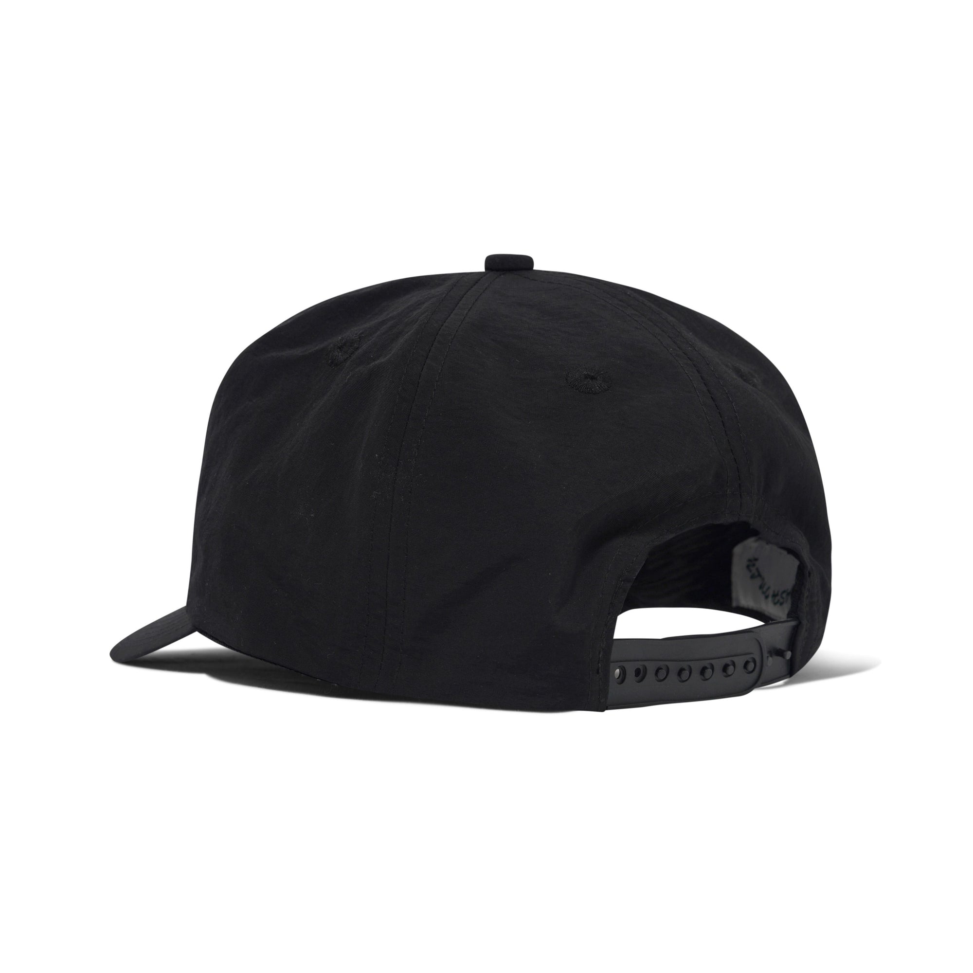 Script 5 Panel Cap, Black