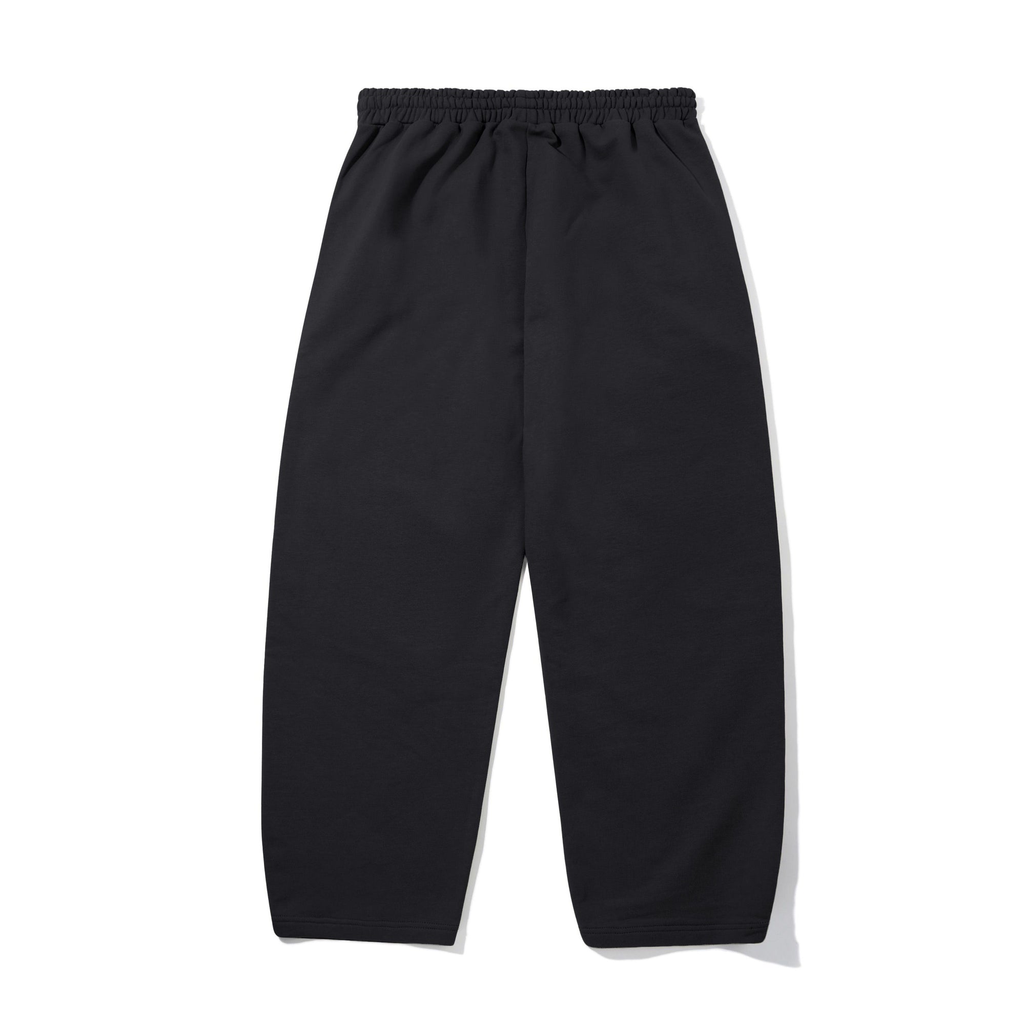 Script Fleece Sweatpants, Black