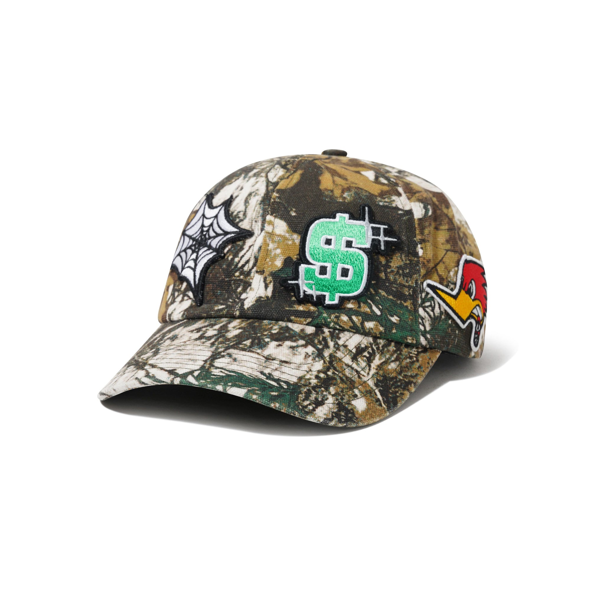 Service 6 Panel Cap, Foliage Camo