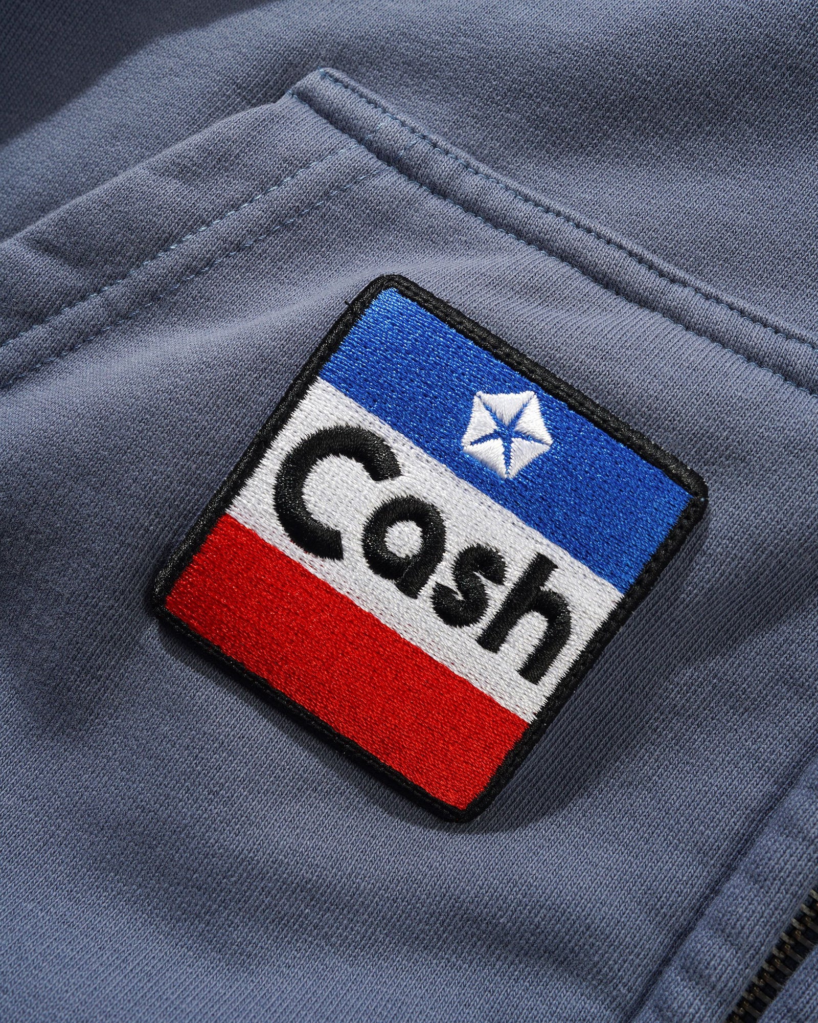 Service Zip-Thru Hood, Washed Stone Navy