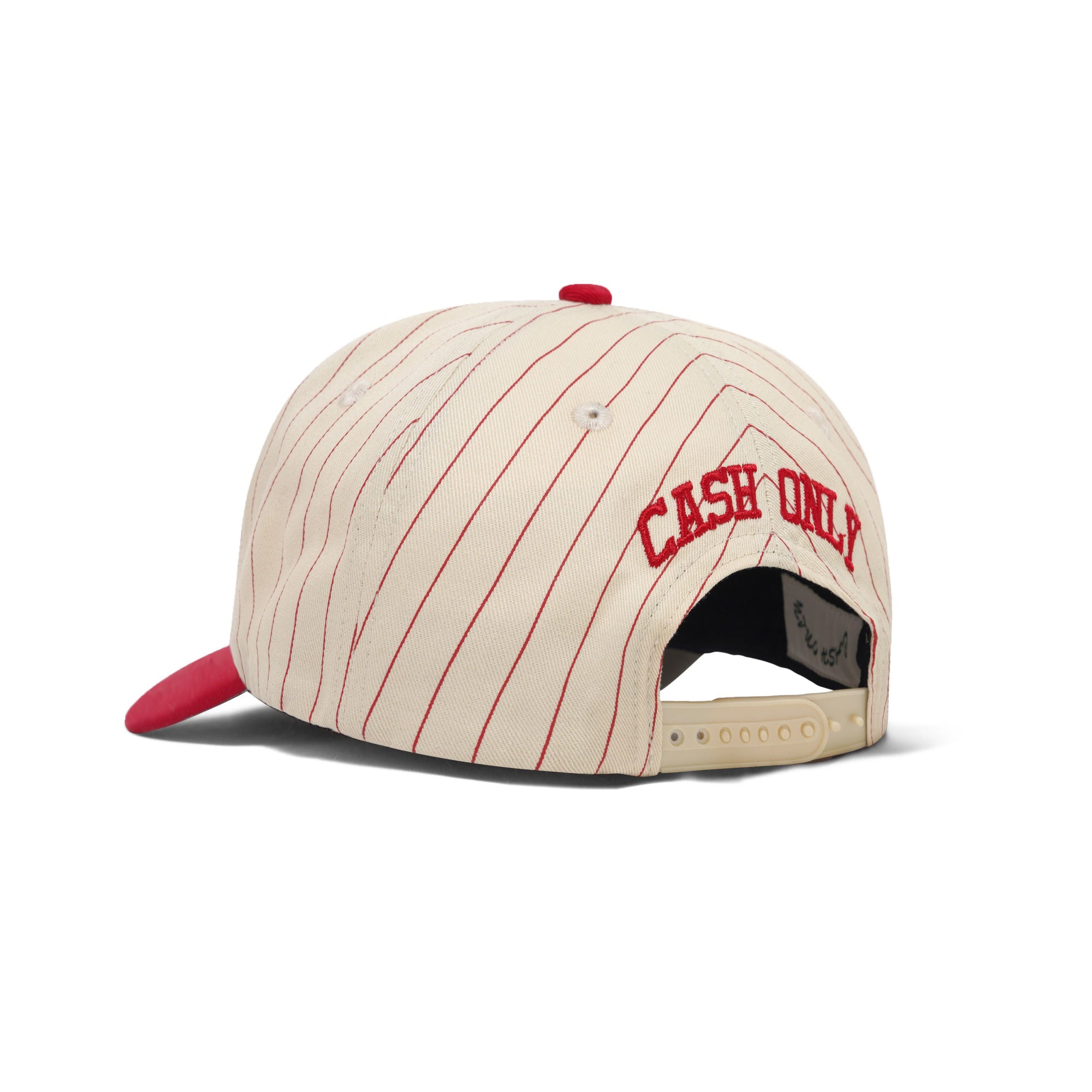 Slugger 5 Panel Cap, Natural / Red