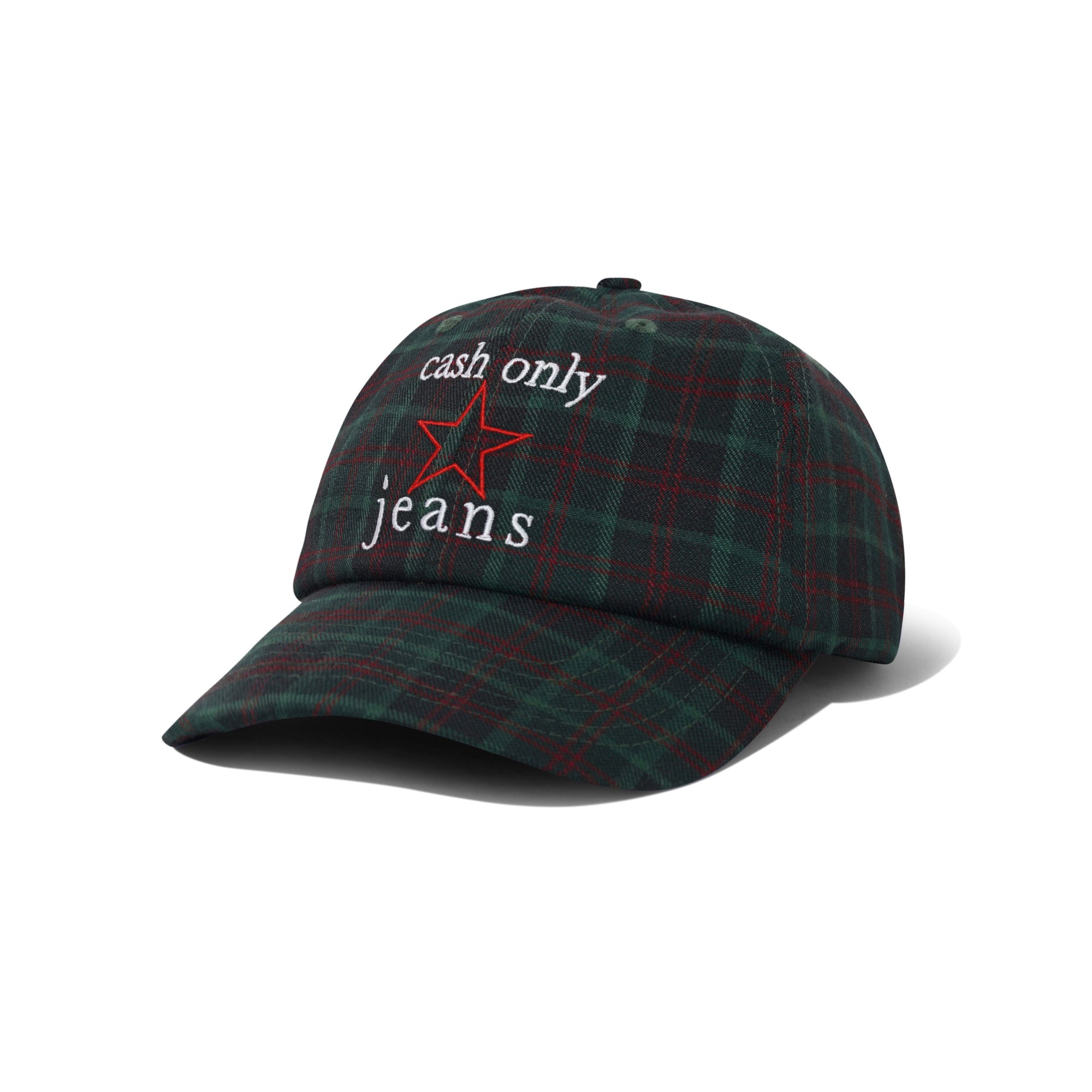 Star 6 Panel Cap, Plaid