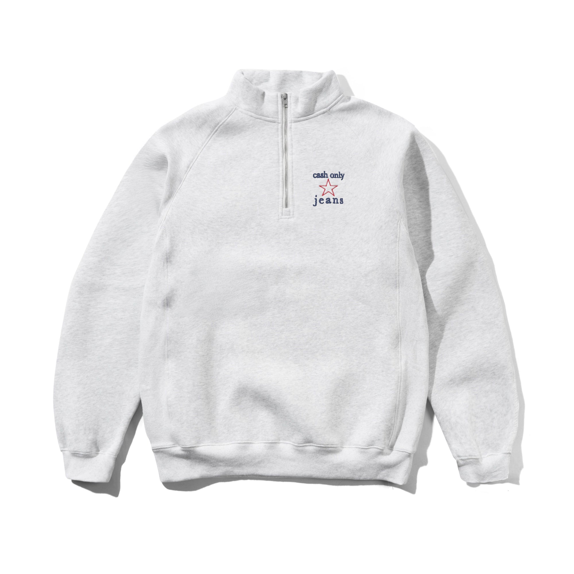 Star Quarter Zip, Ash
