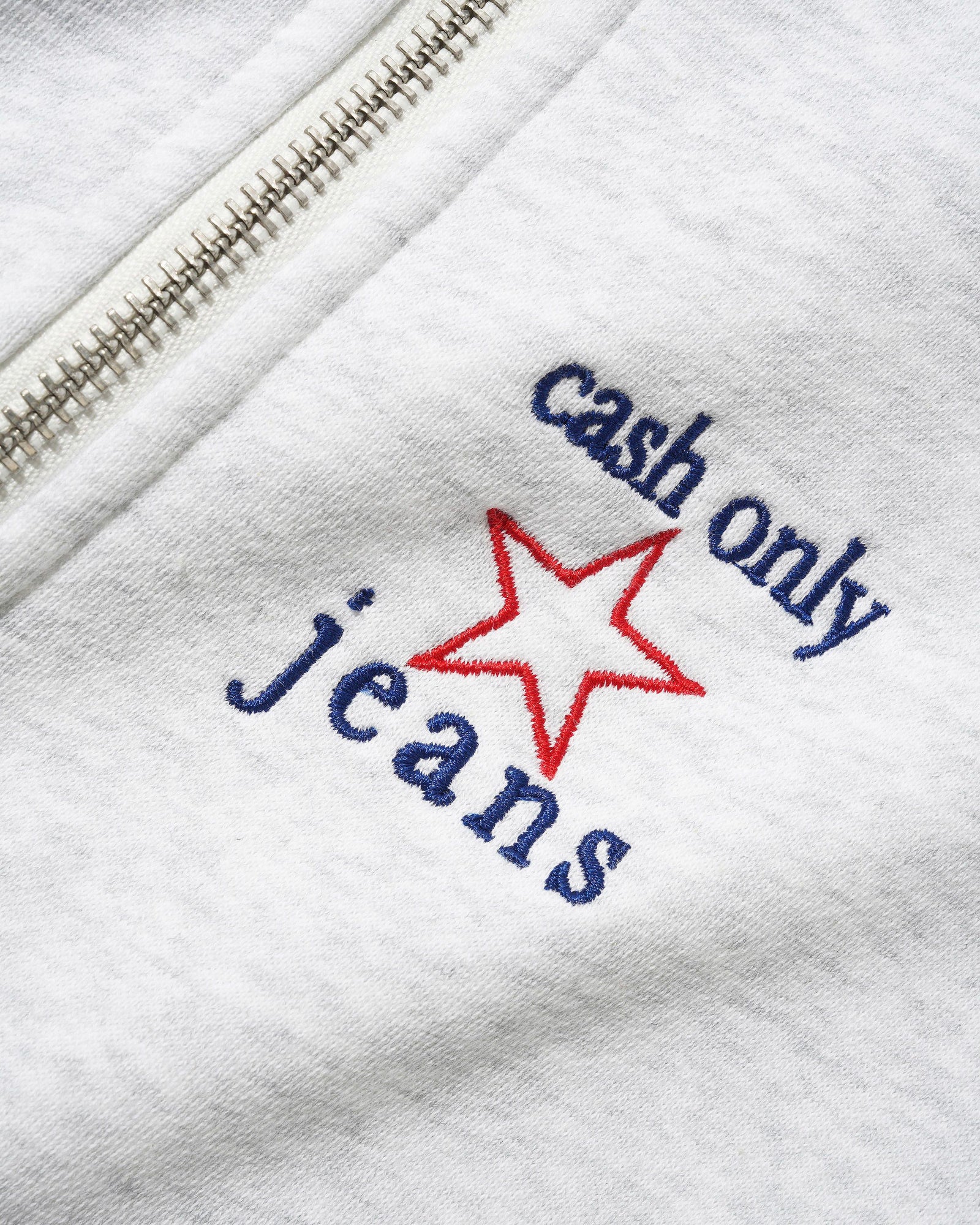 Star Quarter Zip, Ash