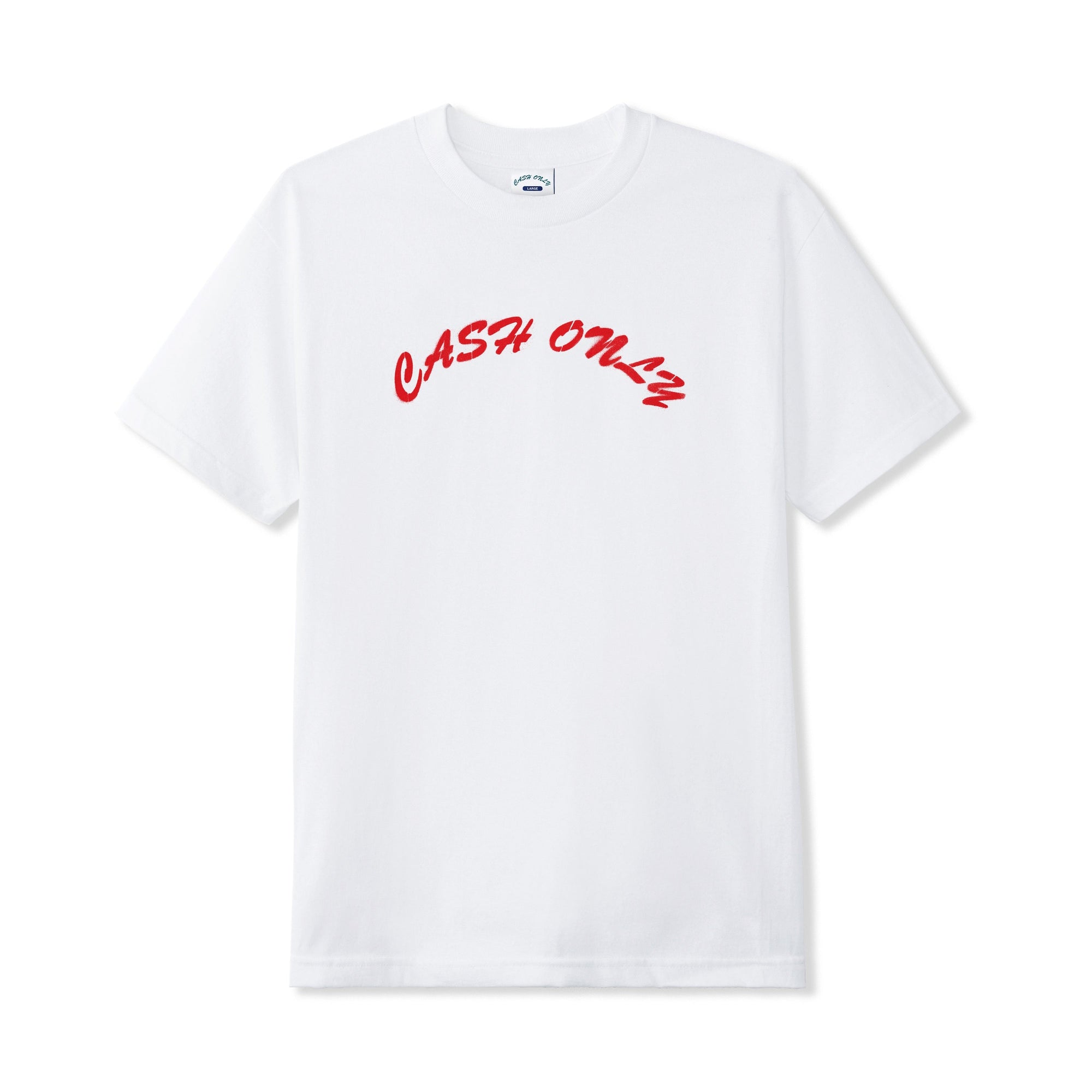 Stencil Logo Tee, White