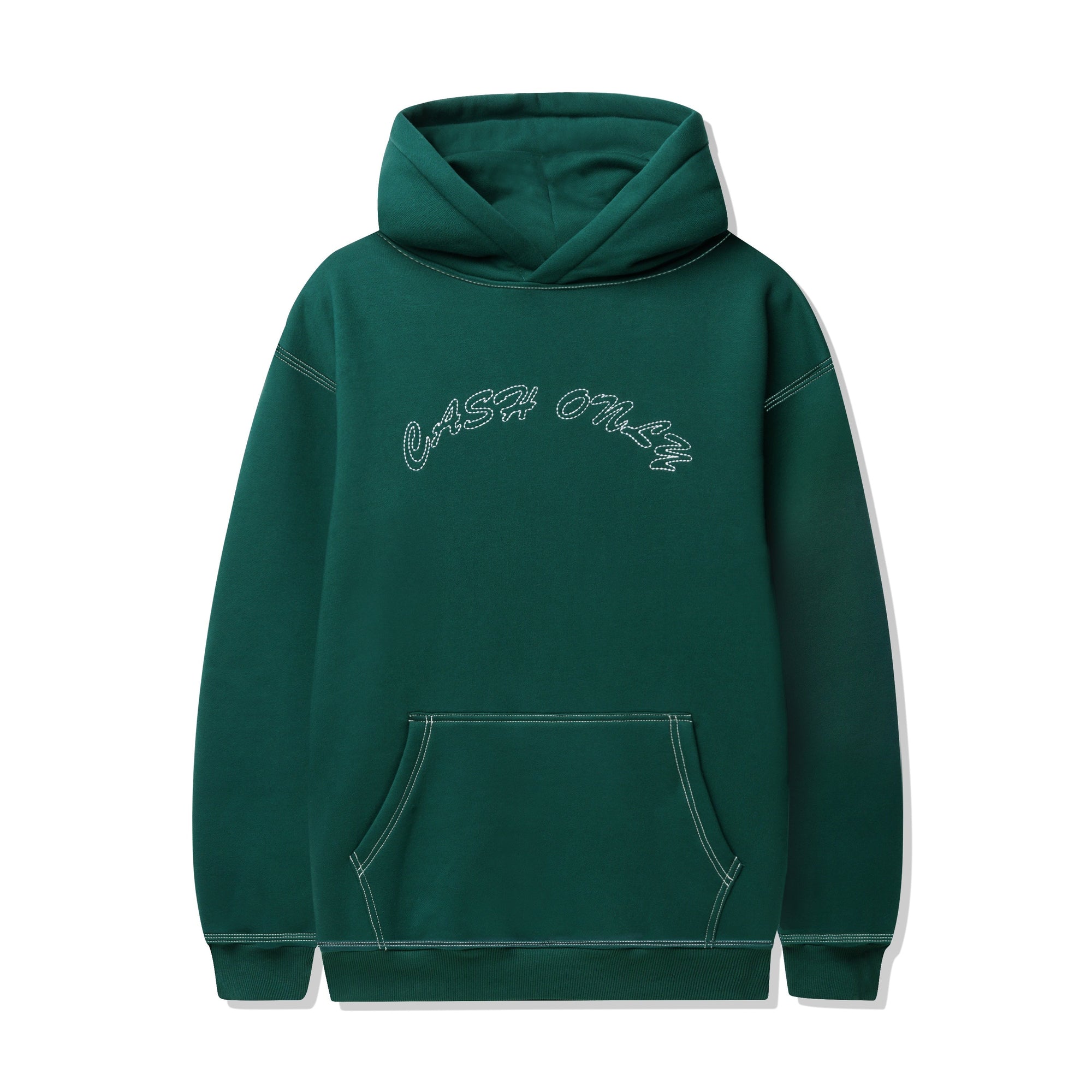 Stitch Logo Pullover Hood, Forest