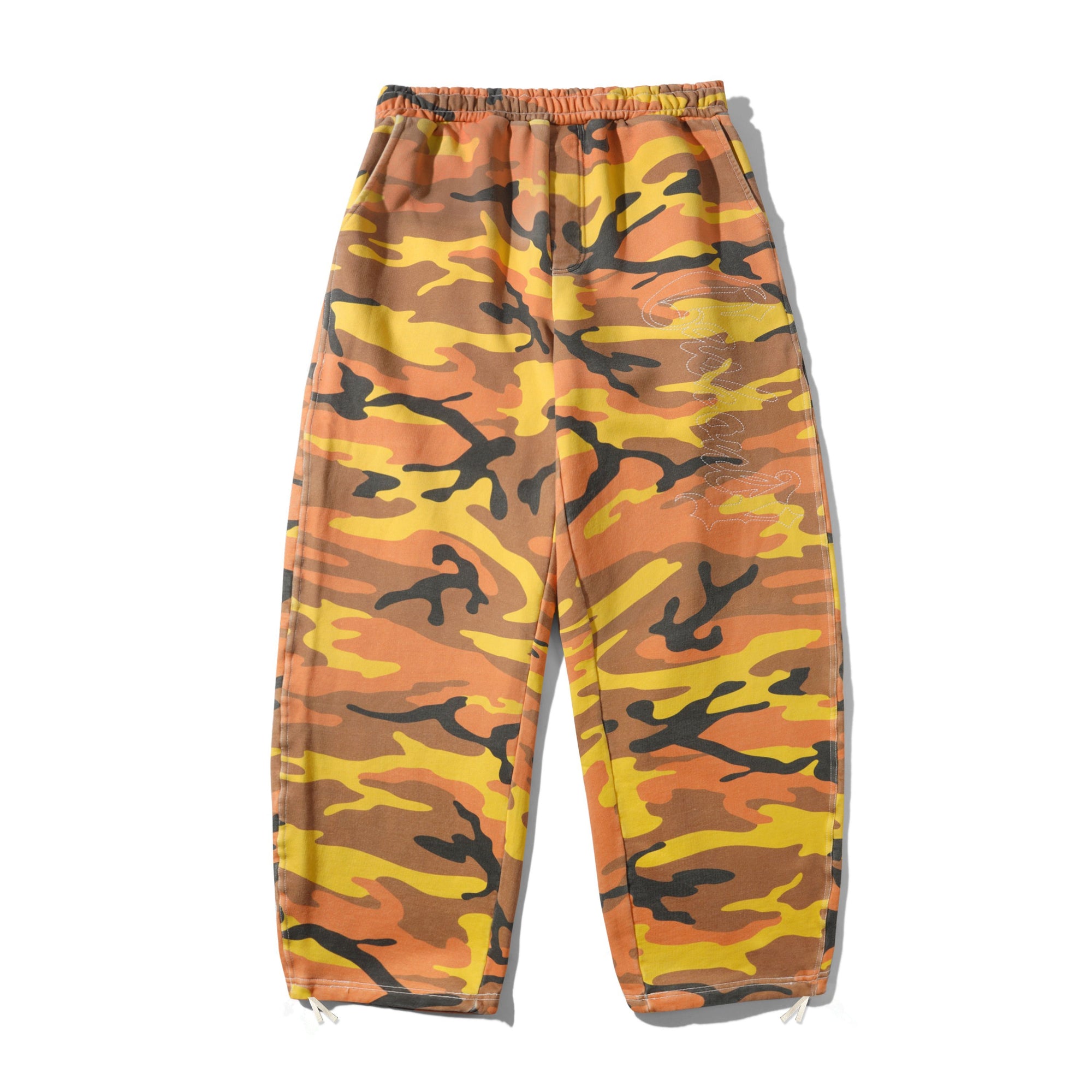 Strip Fleece Sweatpants, Fall Camo