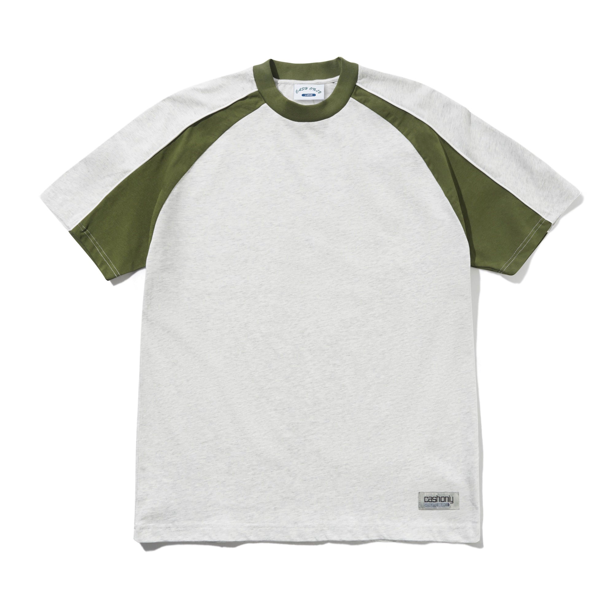 Track Panel Tee, Ash / Army
