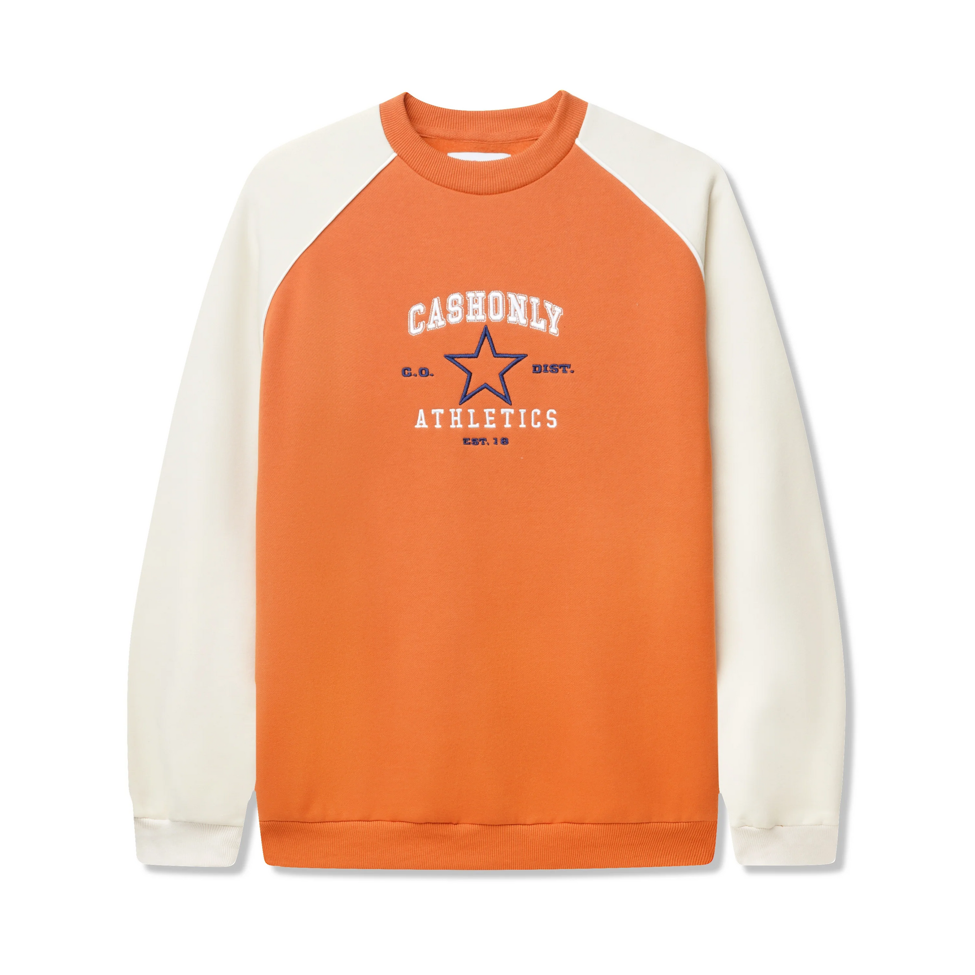 Athletics Crewneck, Burnt Orange