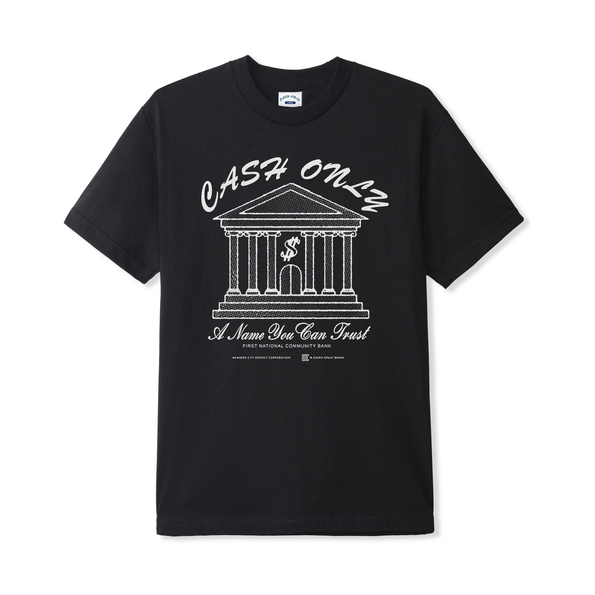 Bank Tee, Black