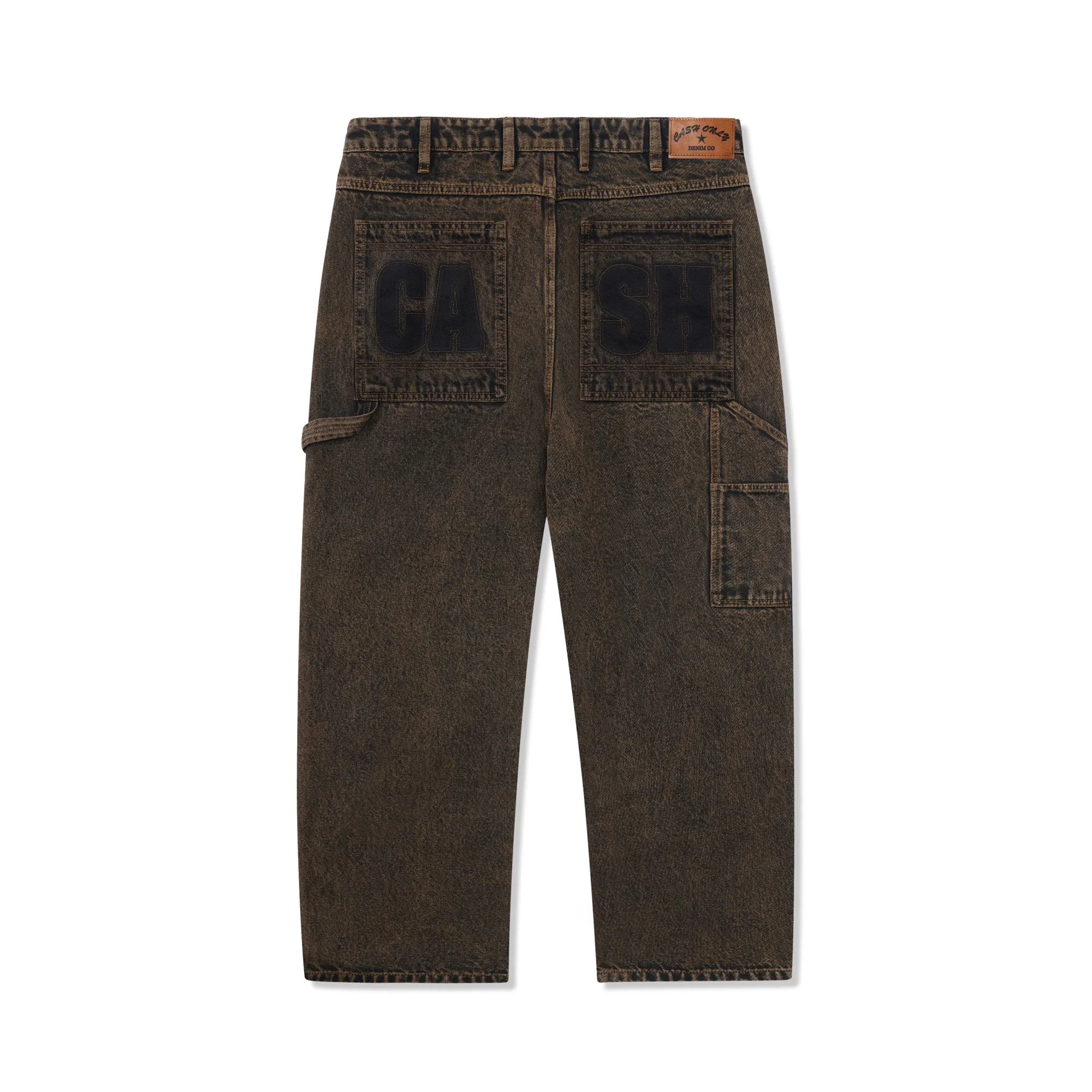 Blockout Denim Jeans, Acid Brown Wash