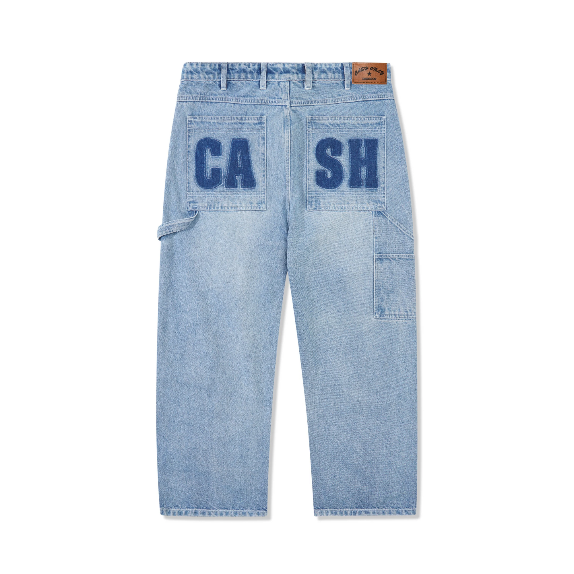 Blockout Denim Jeans, Silver Indigo Wash