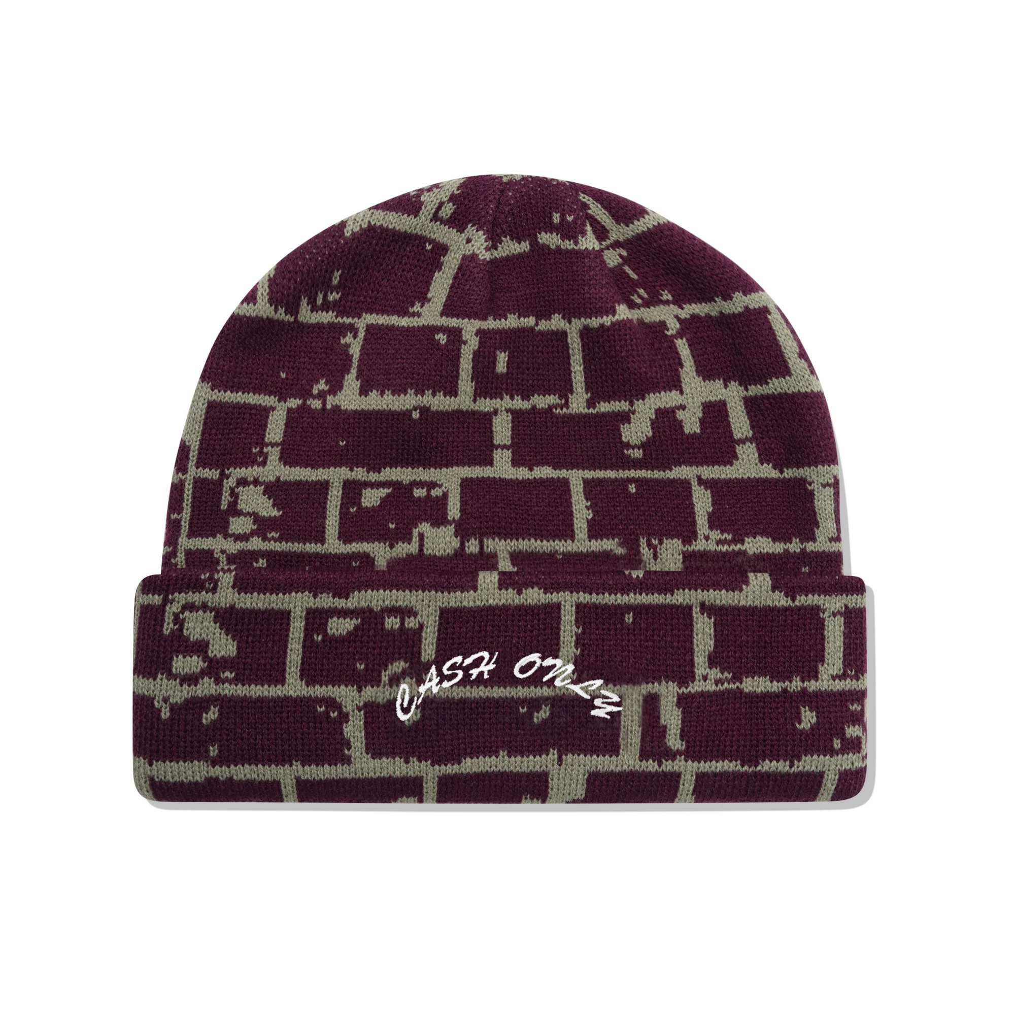 Bricks Beanie, Maroon