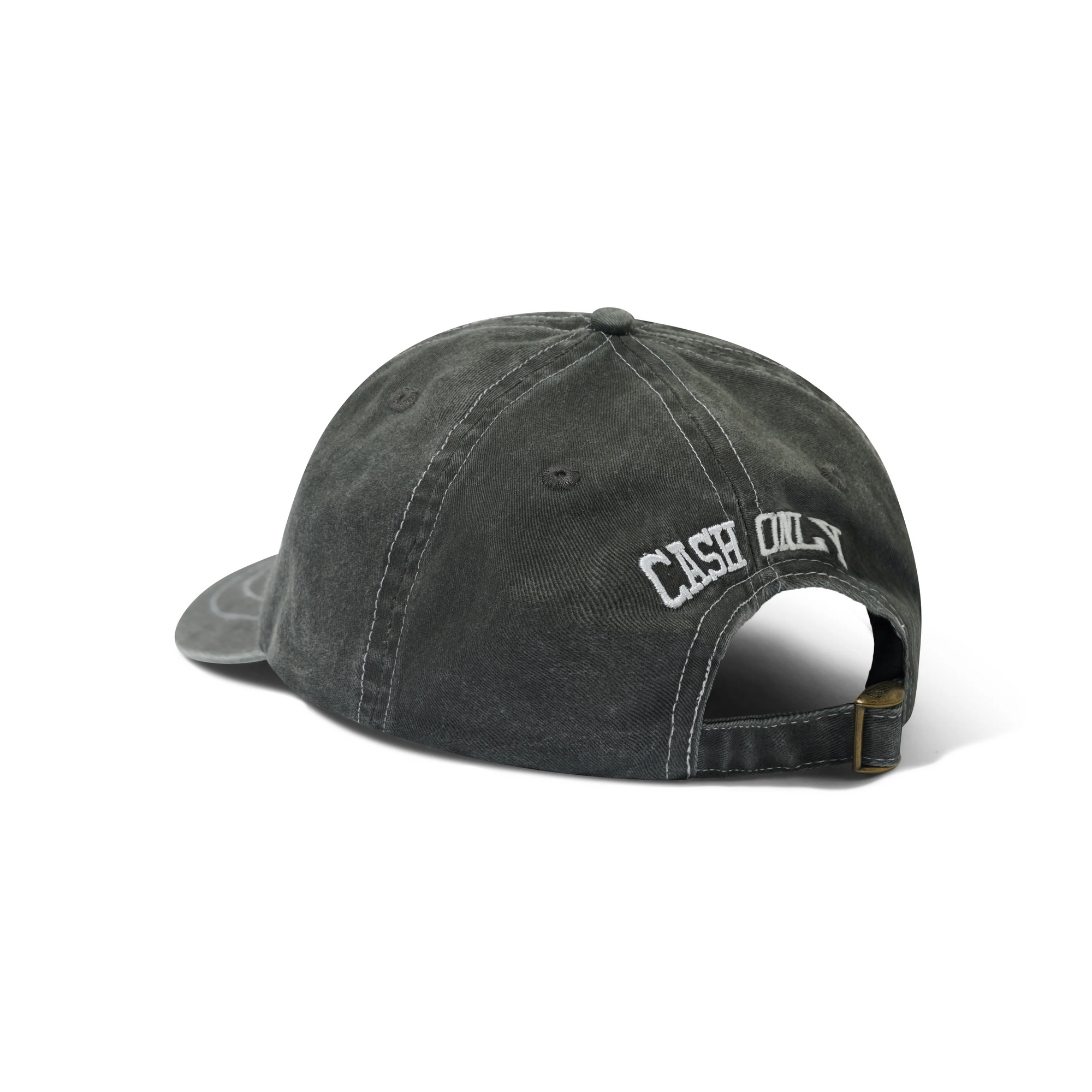 Campus 6 Panel Cap, Black  