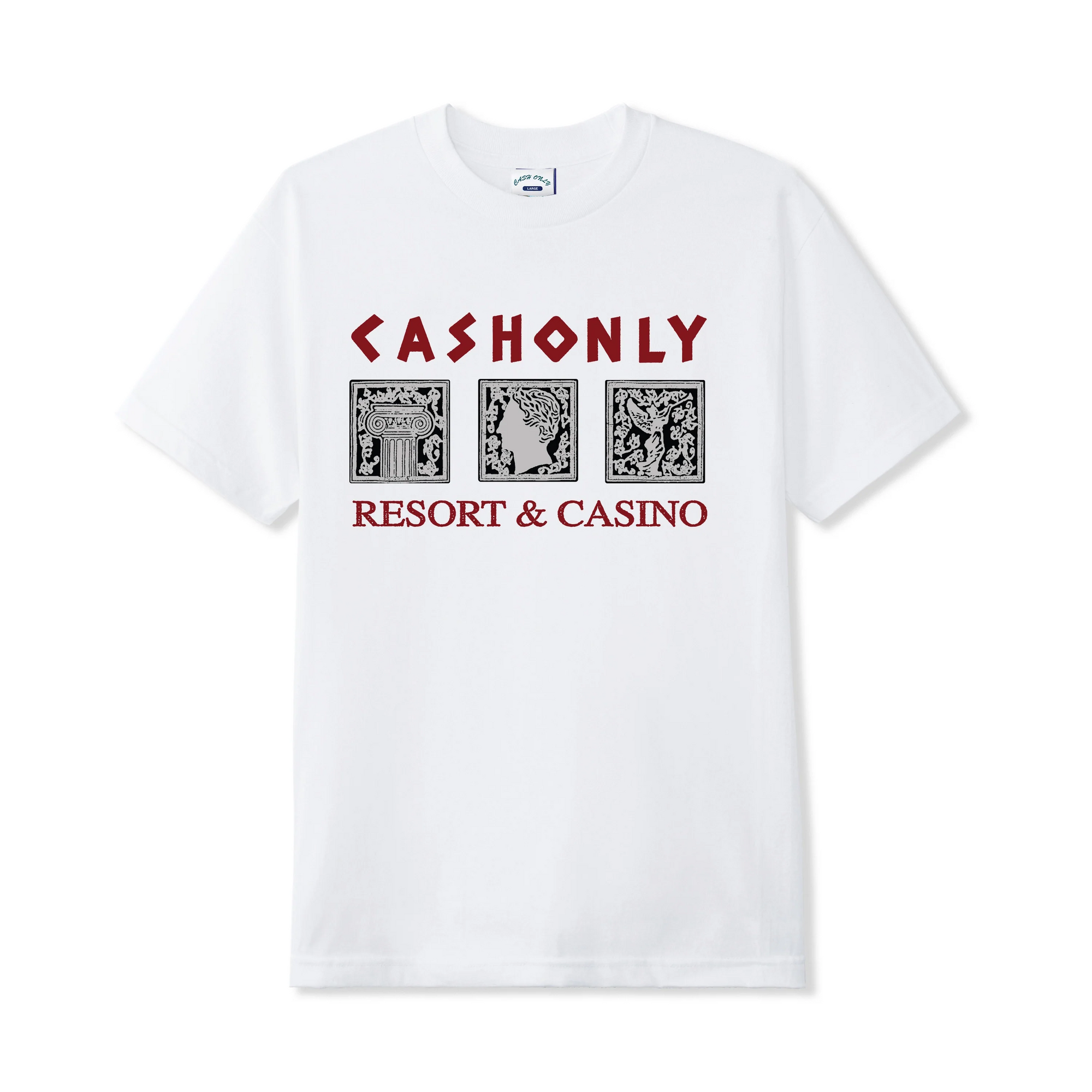 High Rollers Tee, White