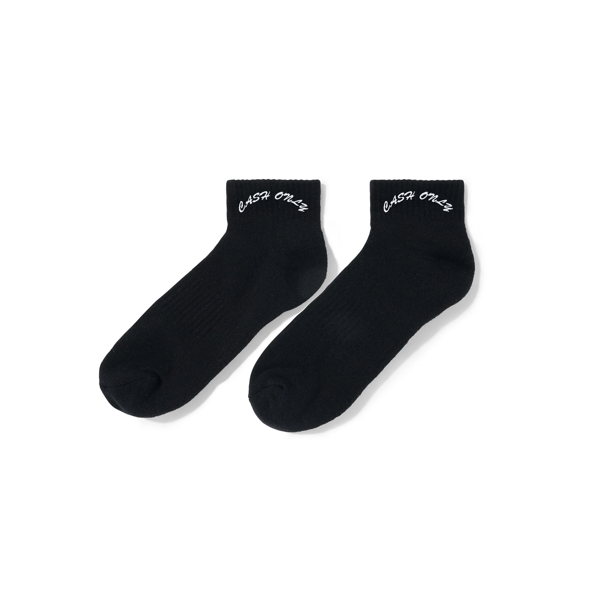 Logo Ankle Socks, Black  