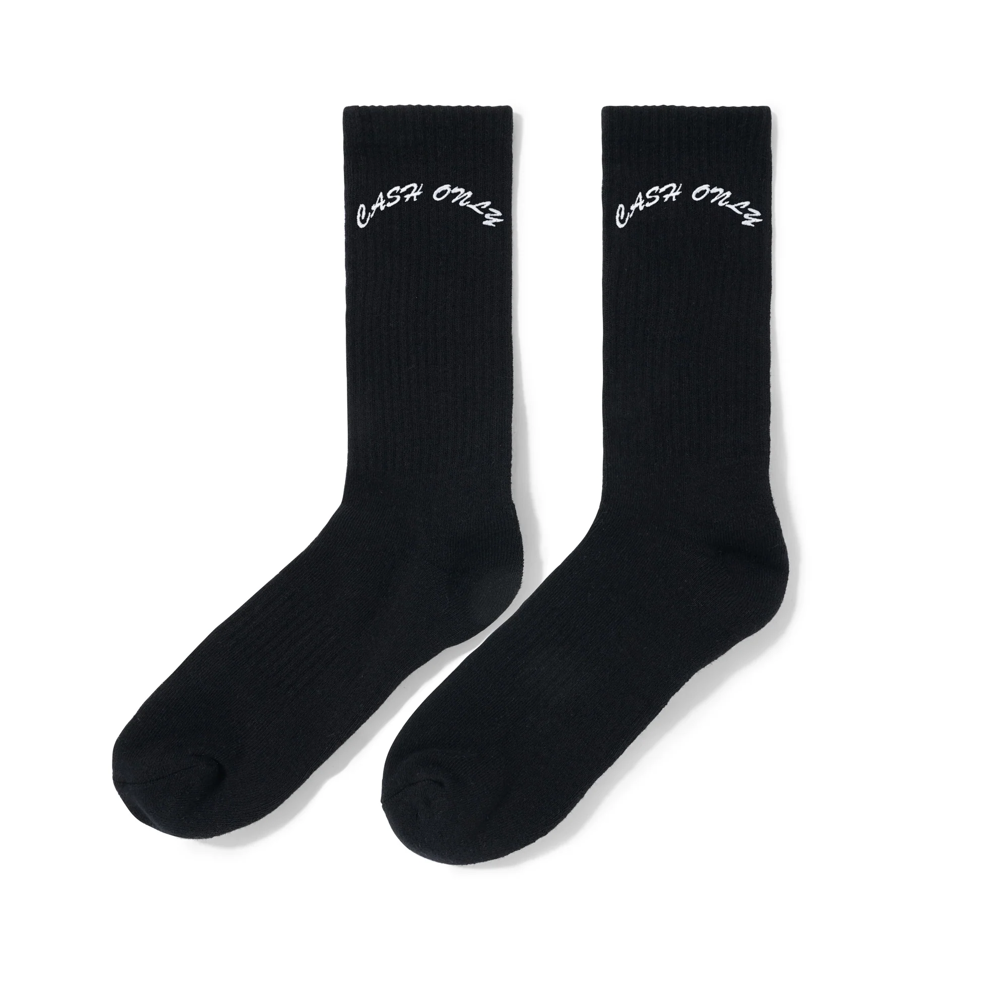 Logo Crew Socks, Black  