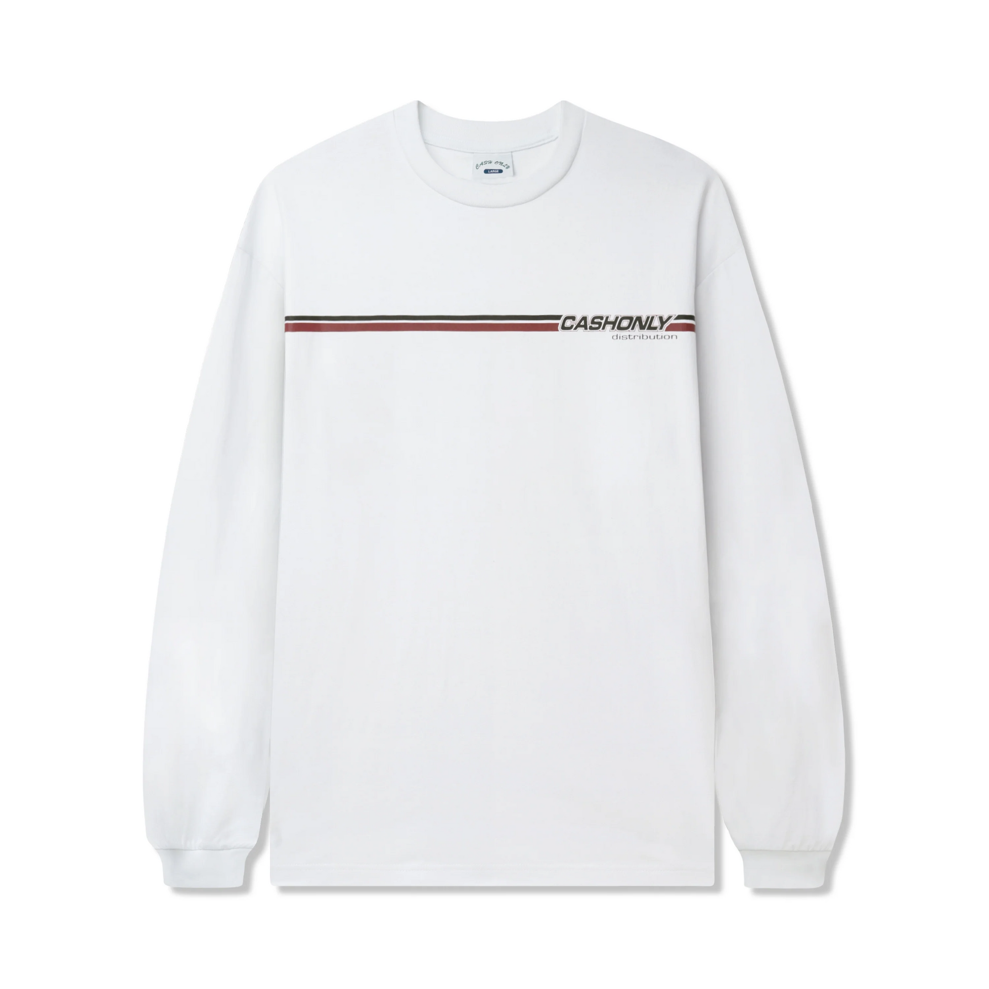 Motion L/S Tee, White