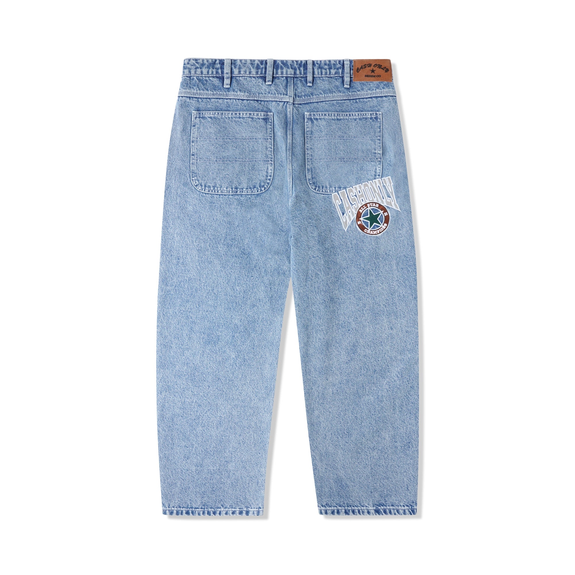 All Star Baggy Denim Jeans, Faded Indigo