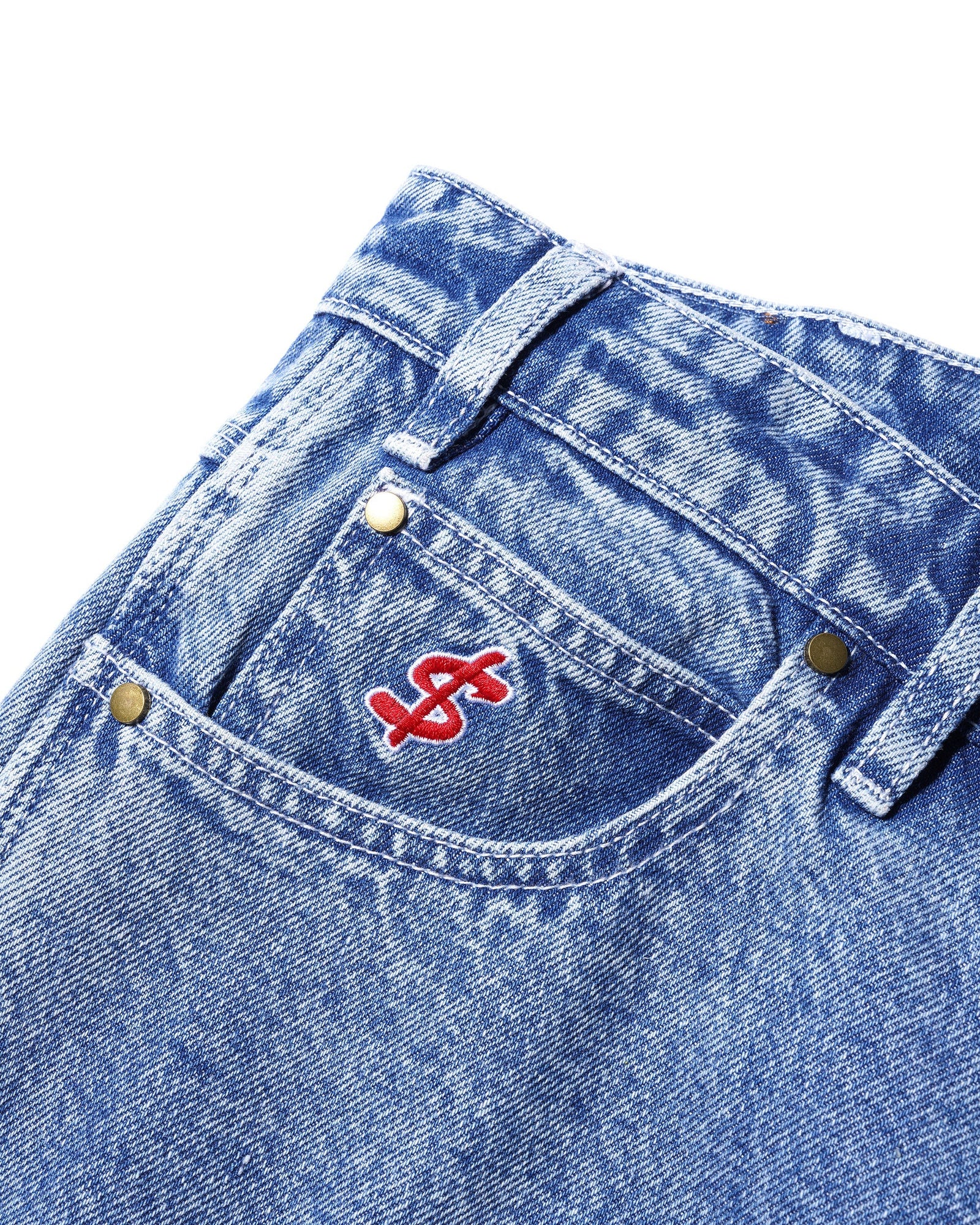 All Star Baggy Denim Jeans, Faded Indigo