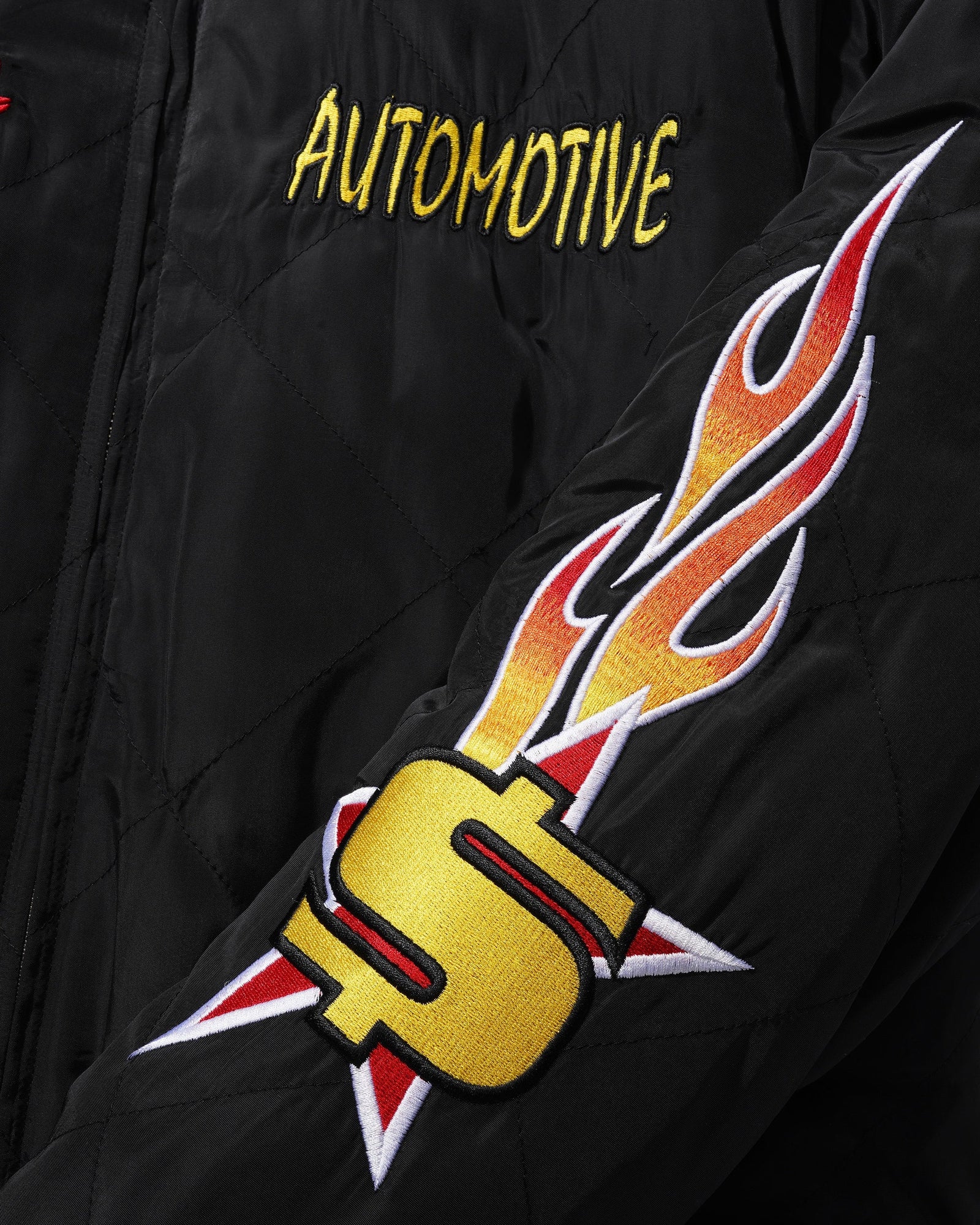 Automotive Puffer Jacket, Black