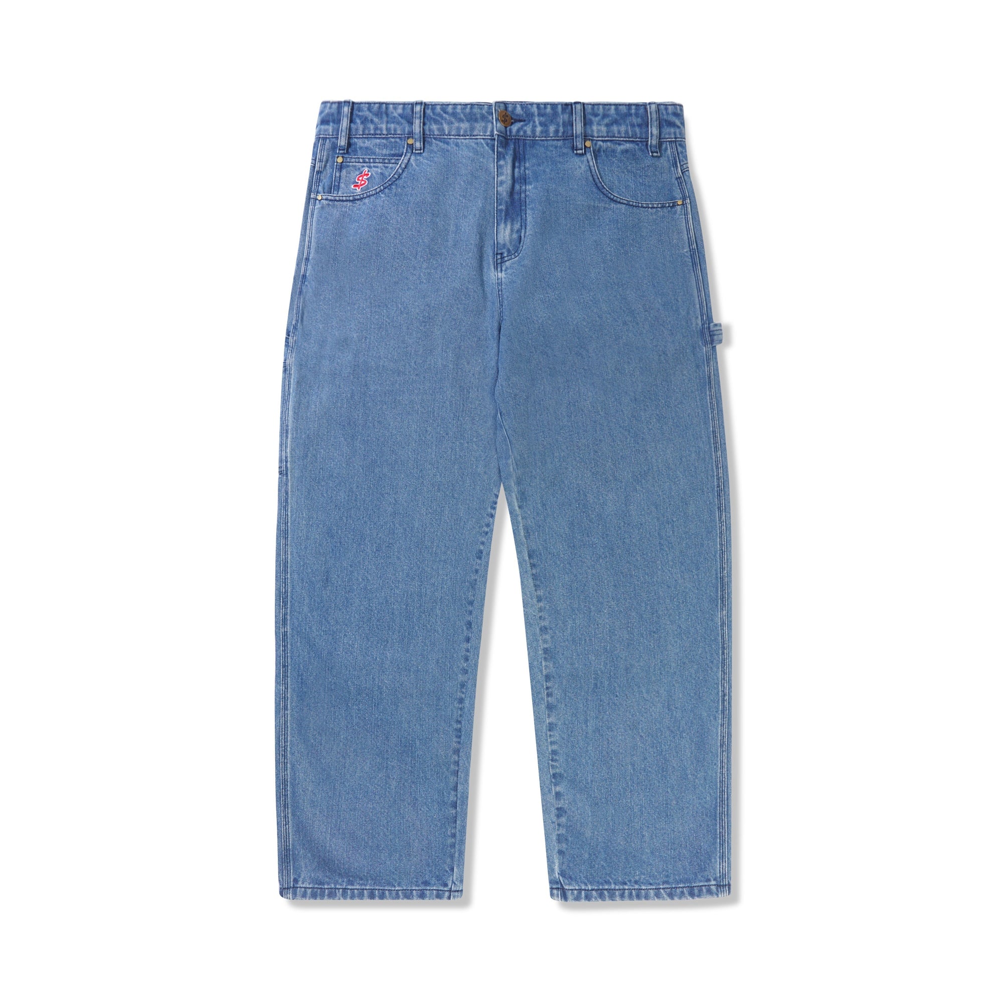 Bone Denim Jeans, Streaky Indigo