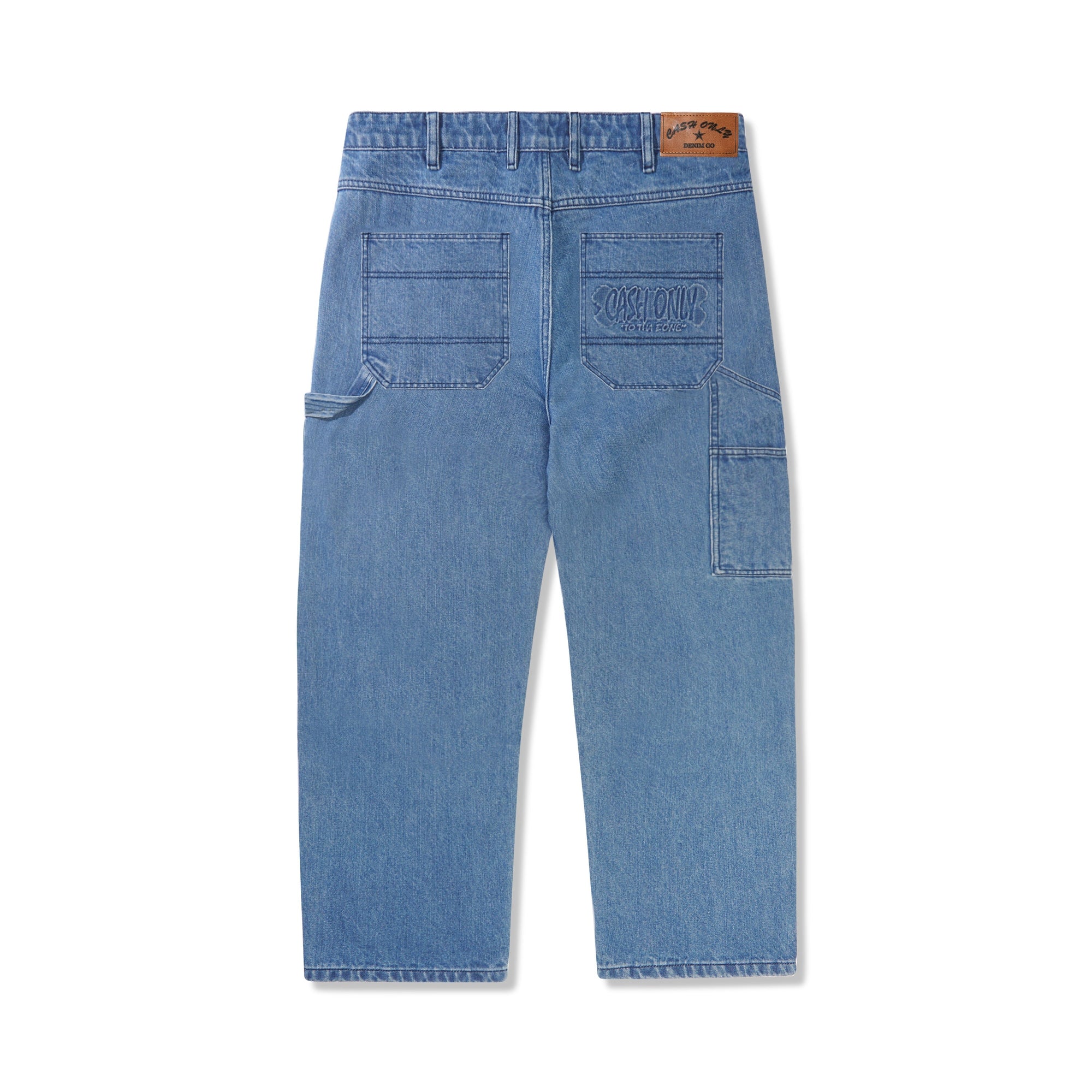 Bone Denim Jeans, Streaky Indigo