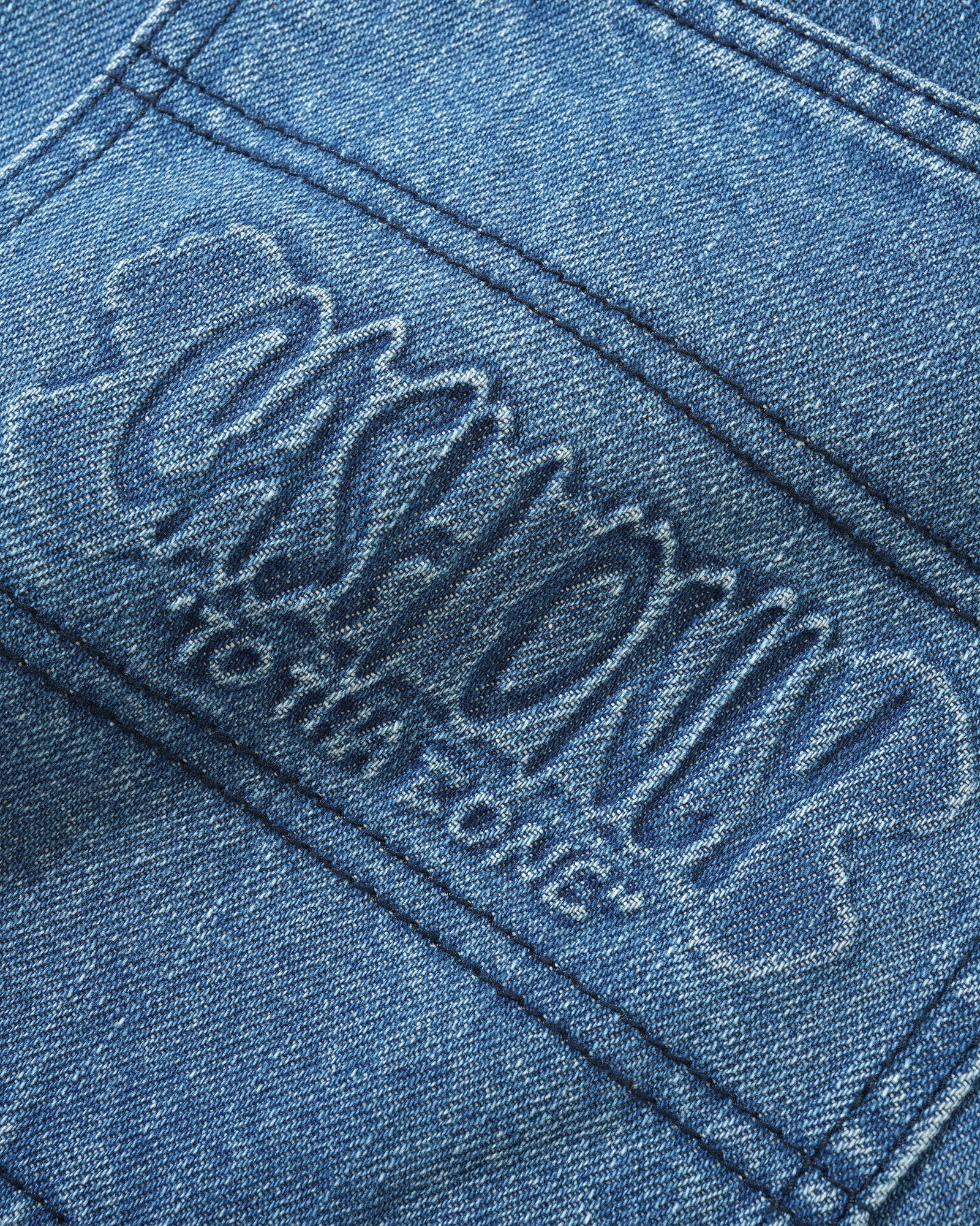 Bone Denim Jeans, Streaky Indigo