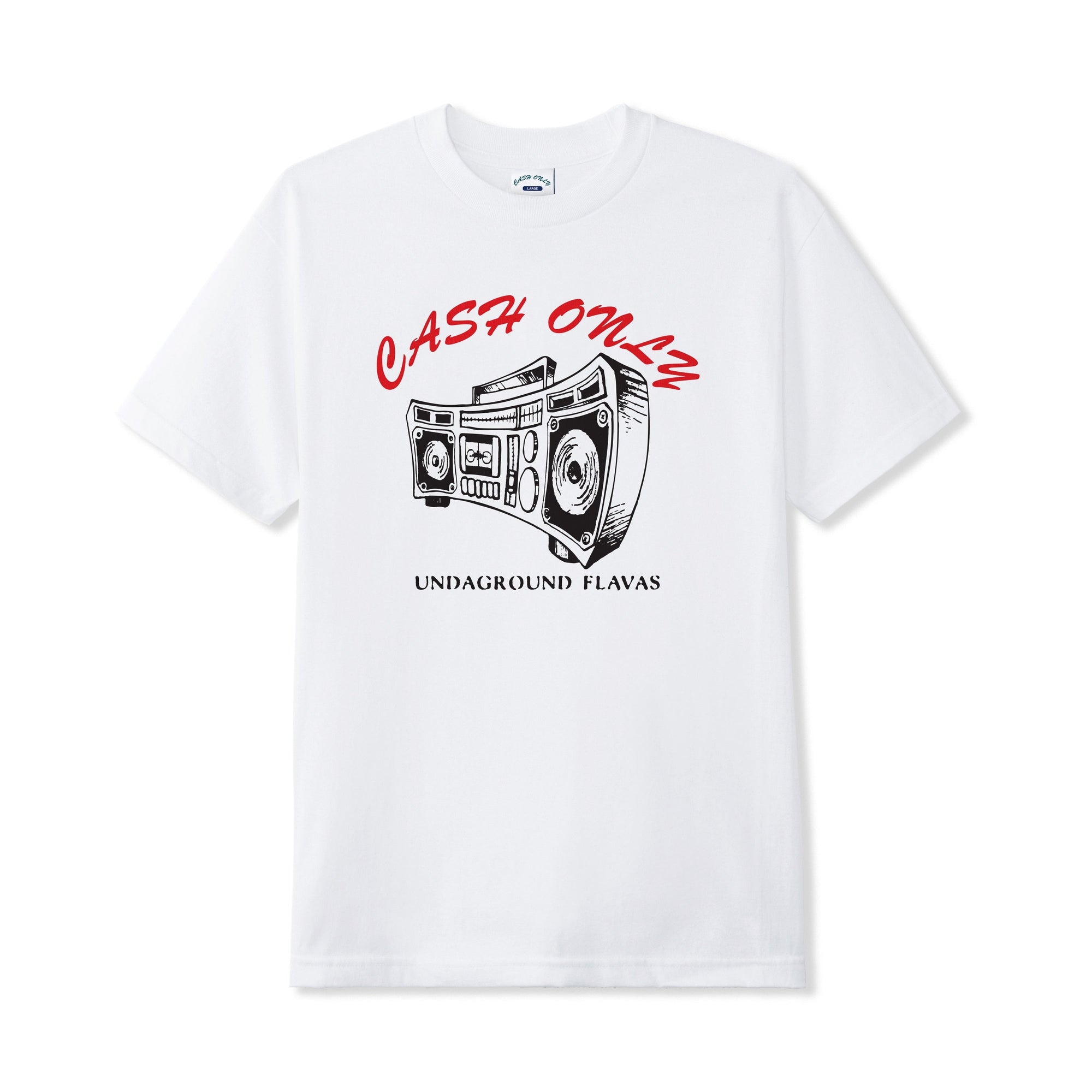 Boombox Tee, White