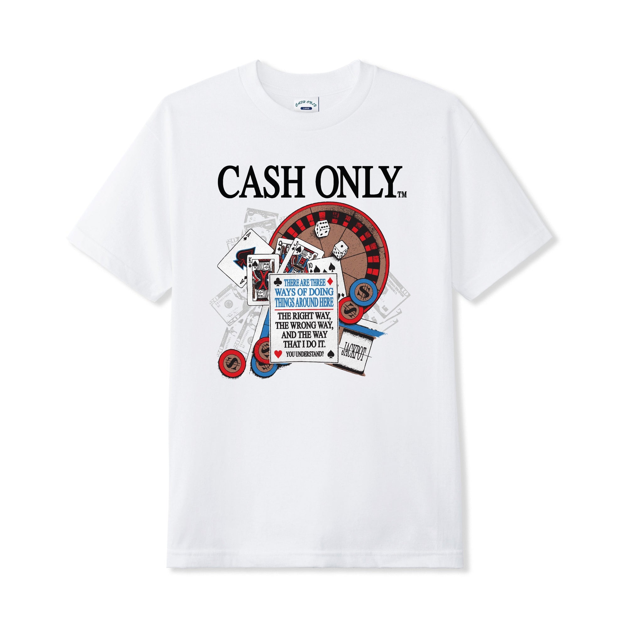 Casino Tee, White