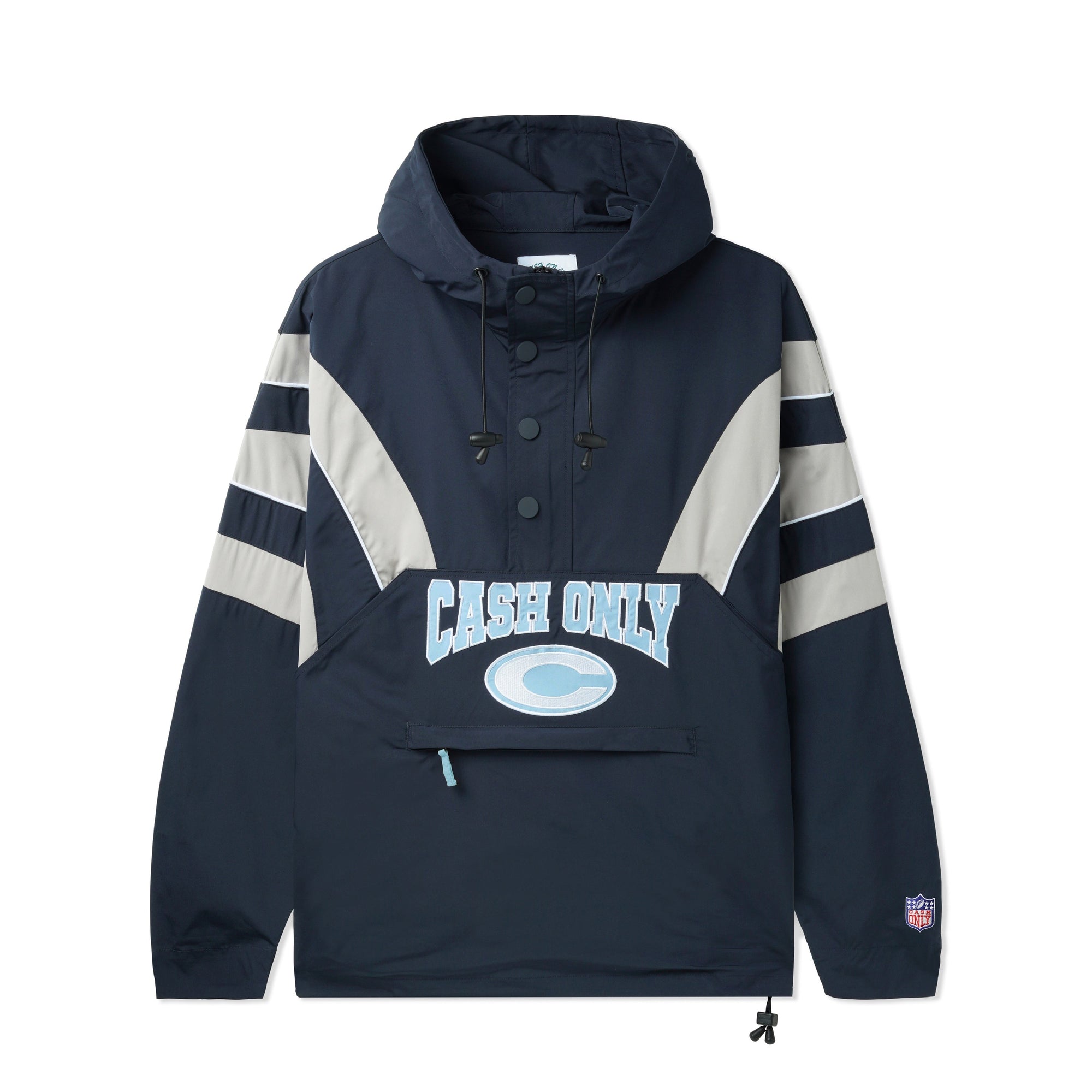 League Anorak Jacket, Navy / Grey