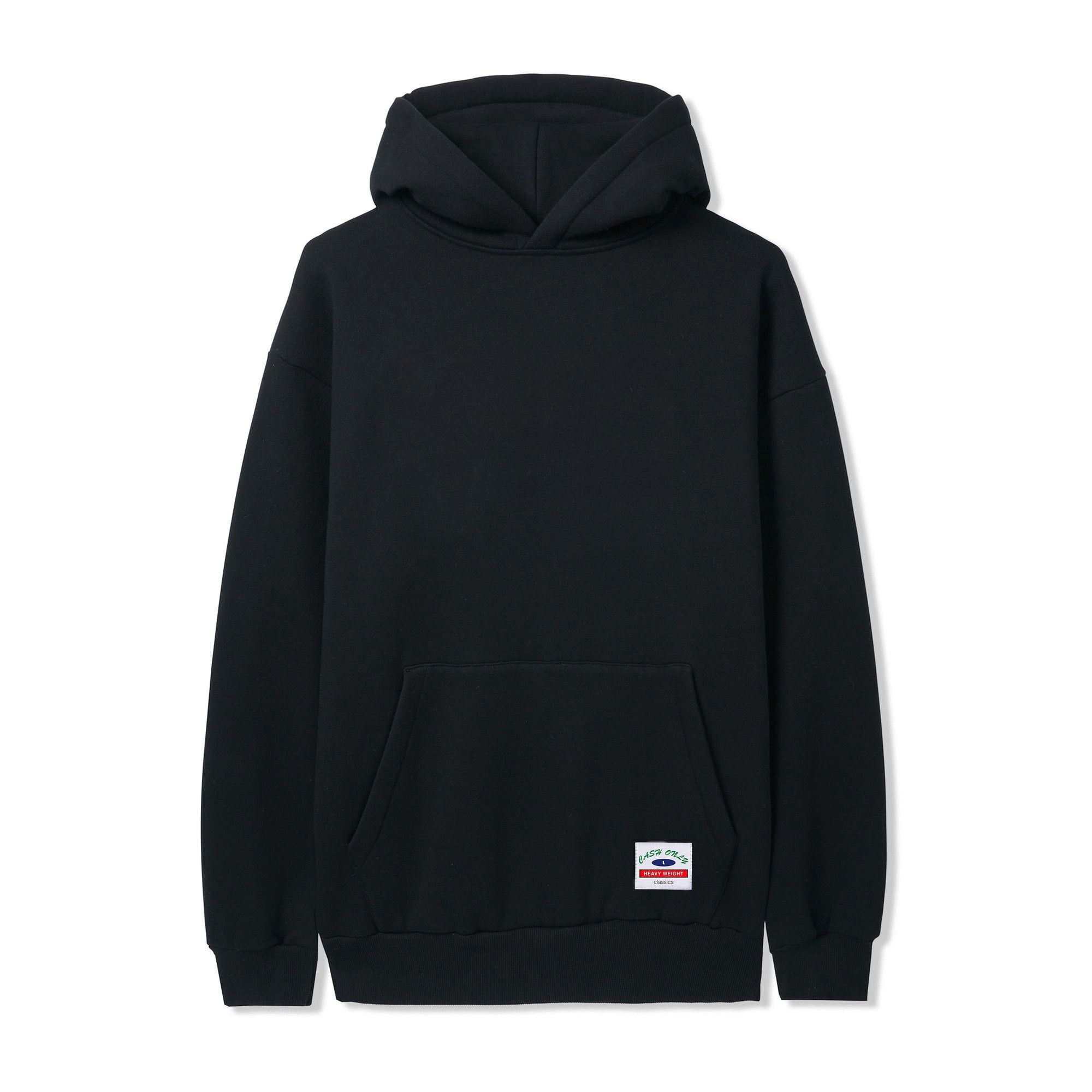 Heavy-Weight Basic Pullover, Black