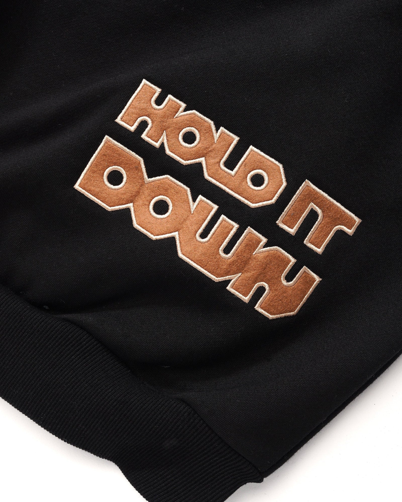 Hold It Down Crewneck, Black