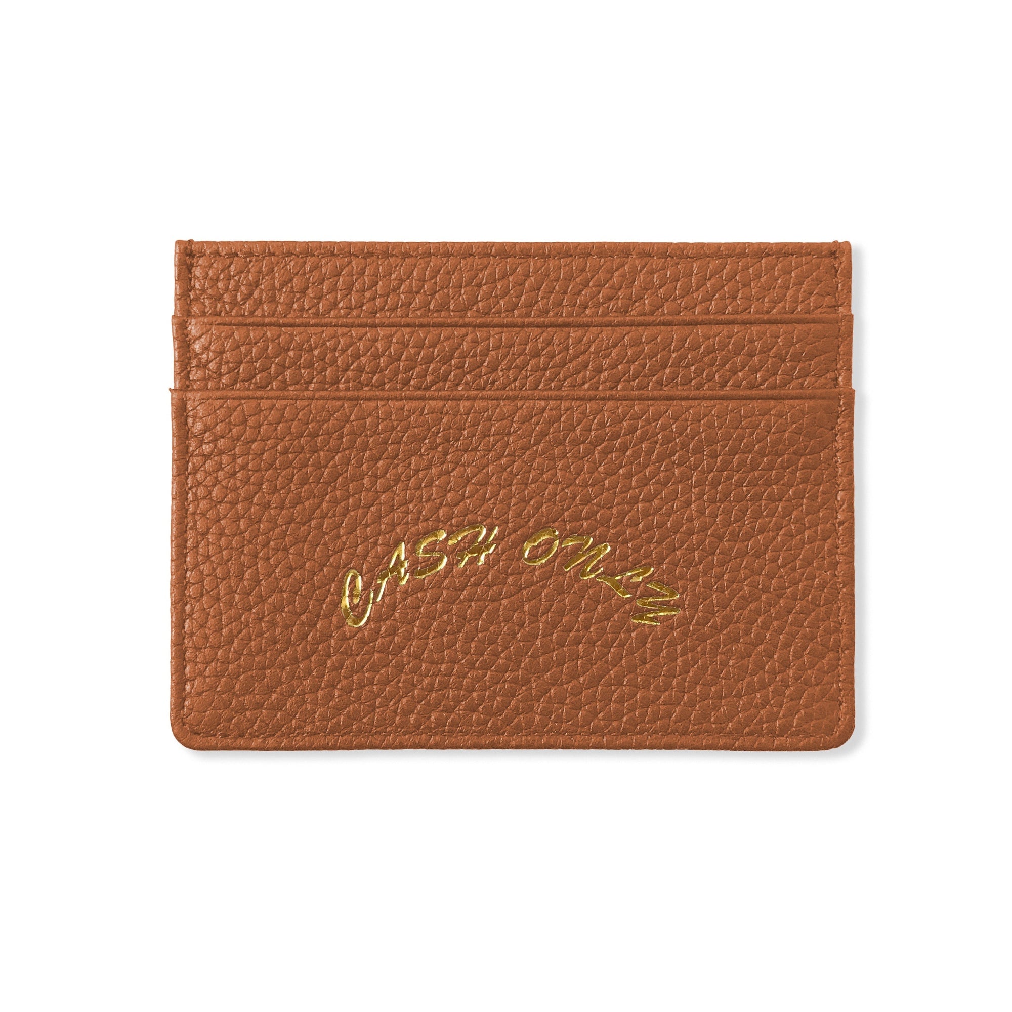 Leather Cardholder / Tan