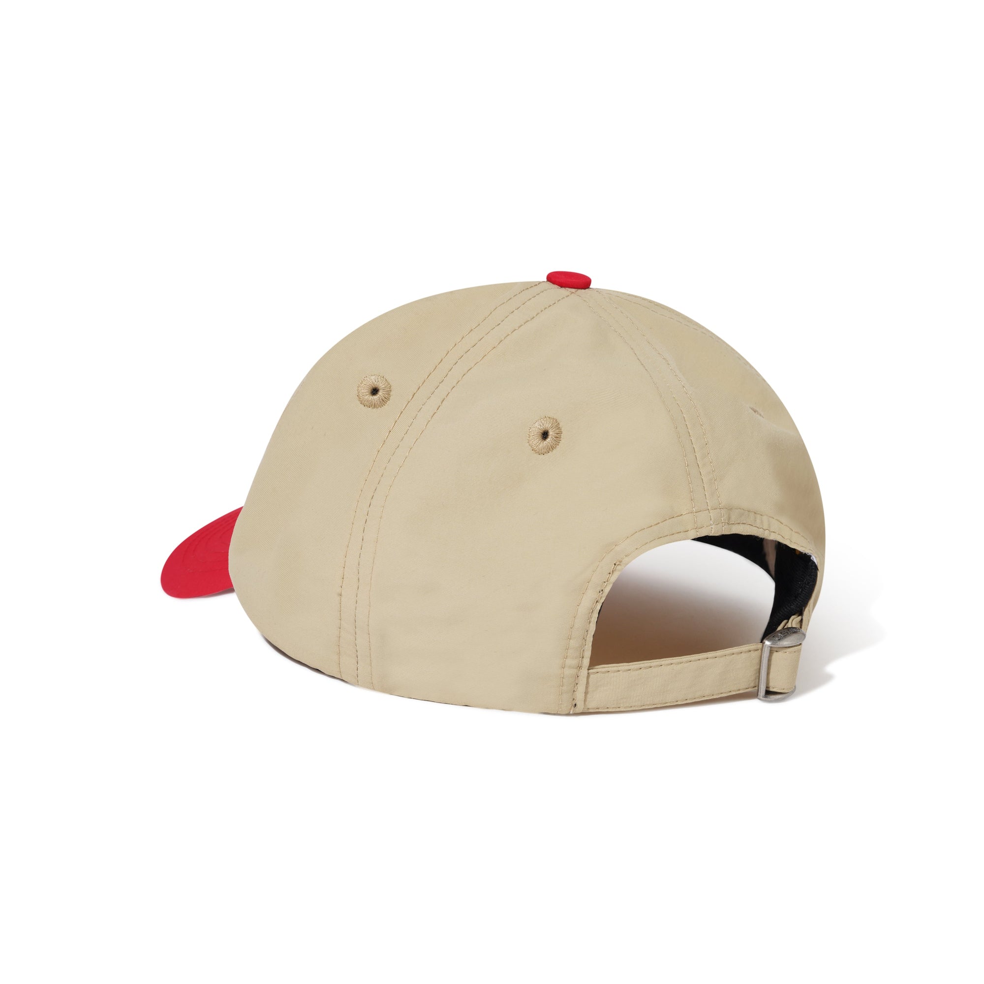 Orb 6 Panel Cap, Stone / Red