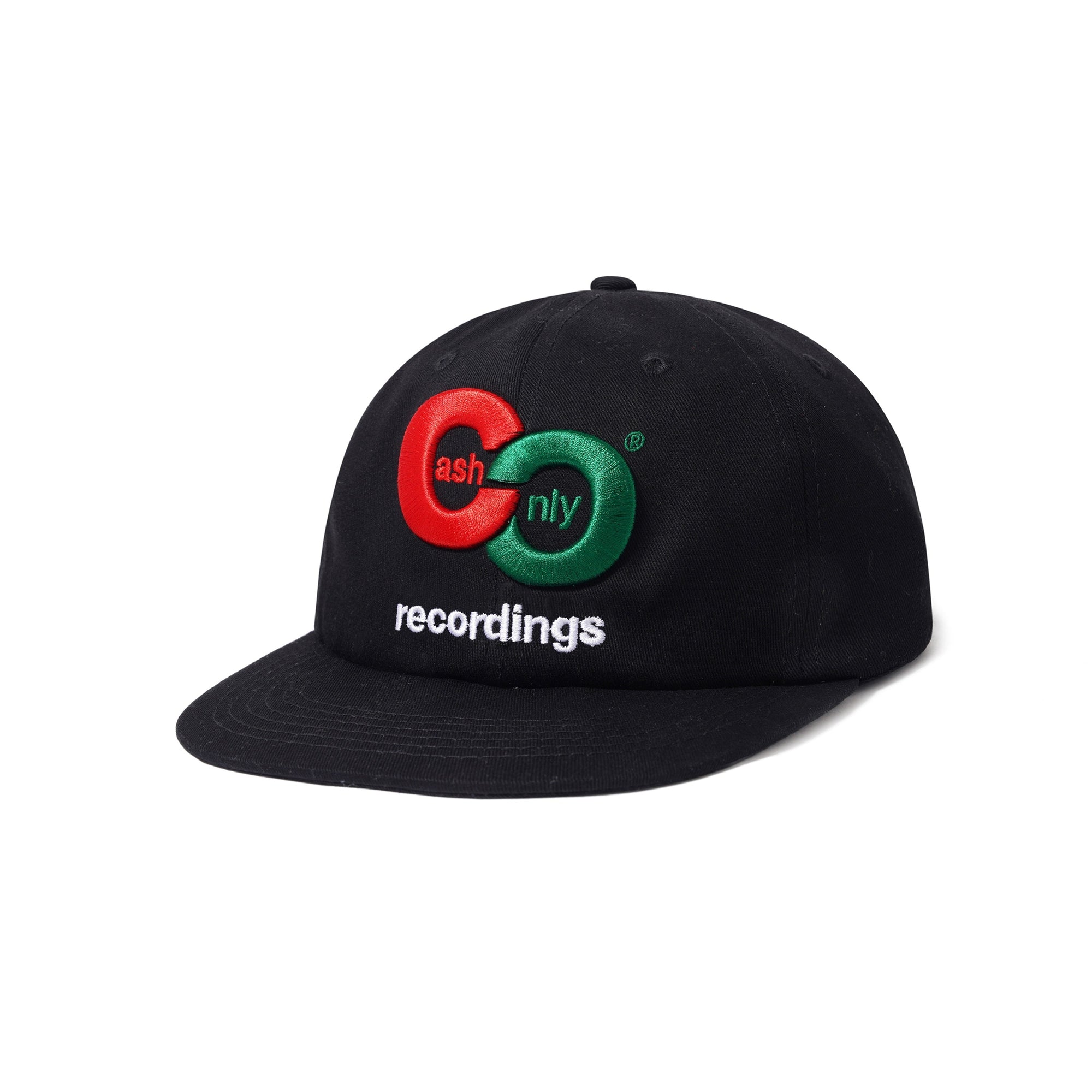 Recordings 6 Panel Cap, Black