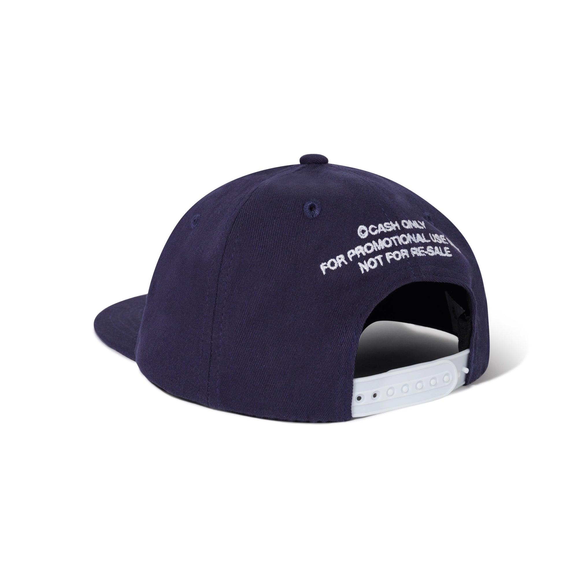 Records 5 Panel Snapback Cap, Navy