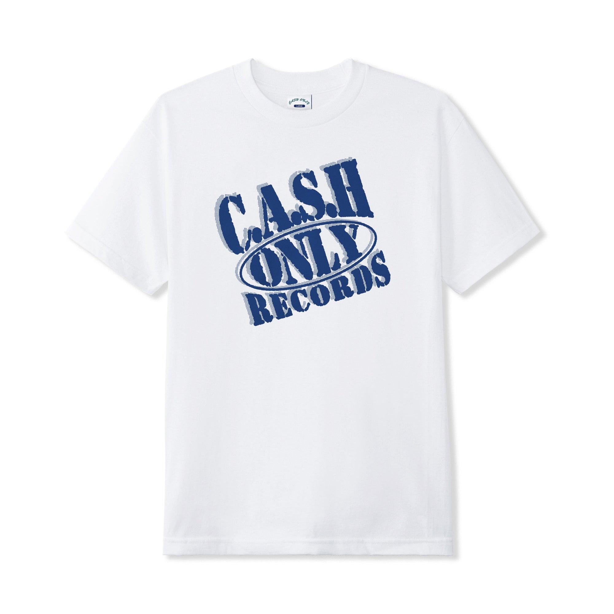 Records Tee, White