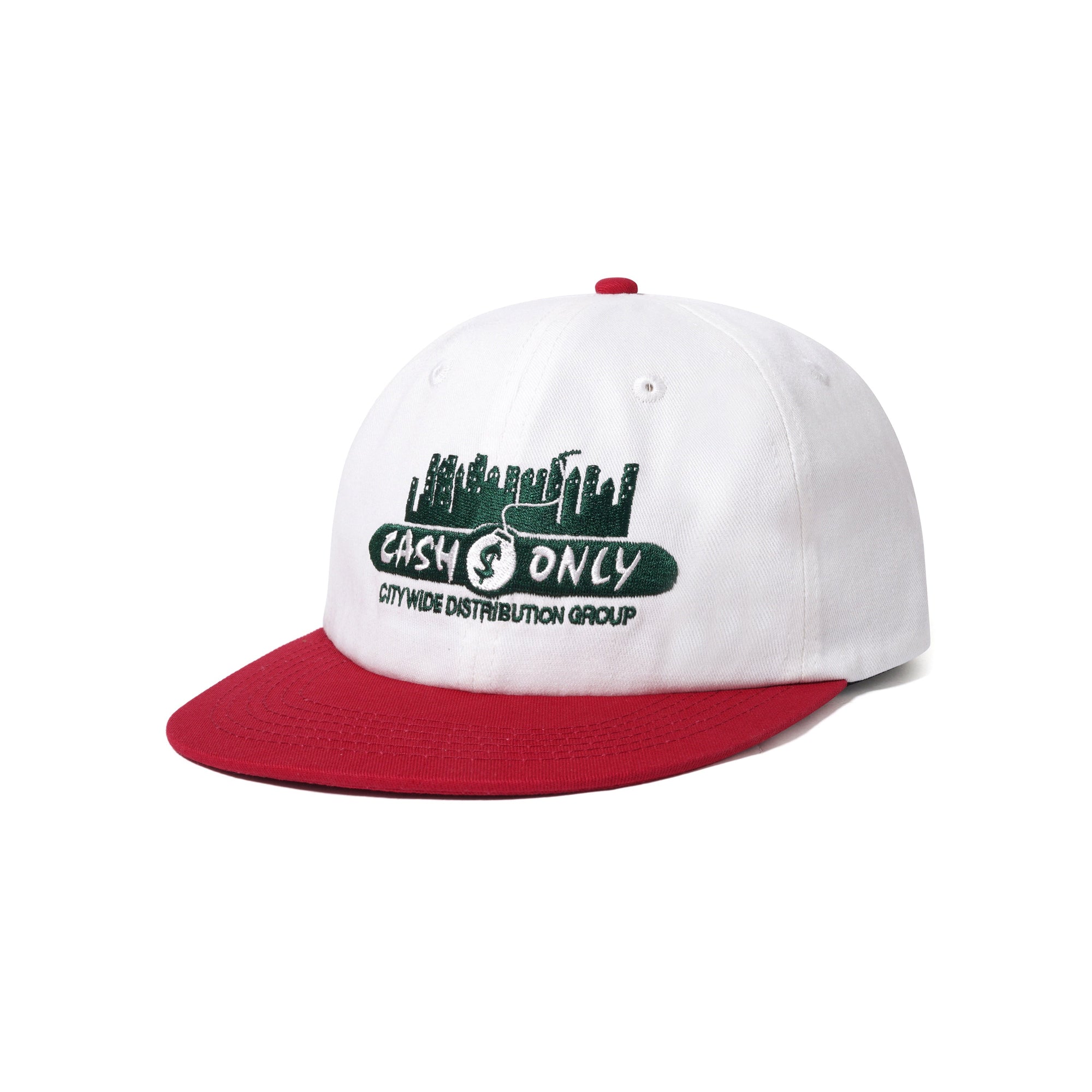 Skyline 6 Panel Cap, Natural / Cherry