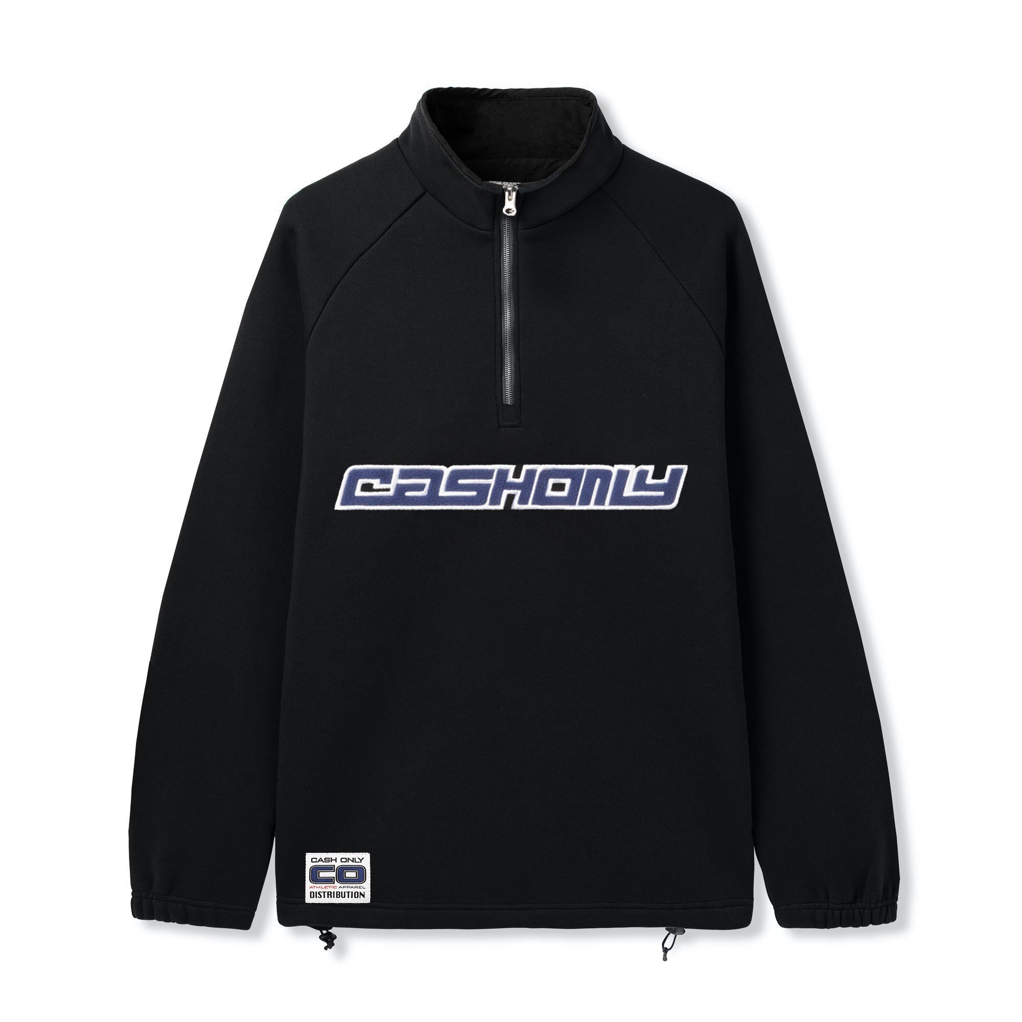 Track 1/4 Zip Pullover, Black