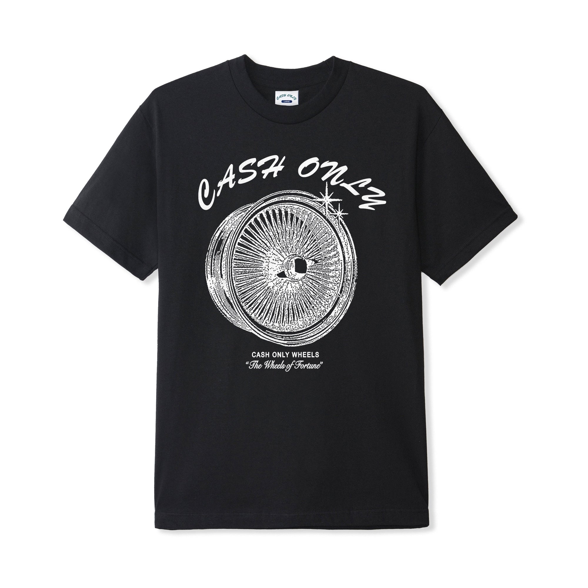 Wheels Tee, Black