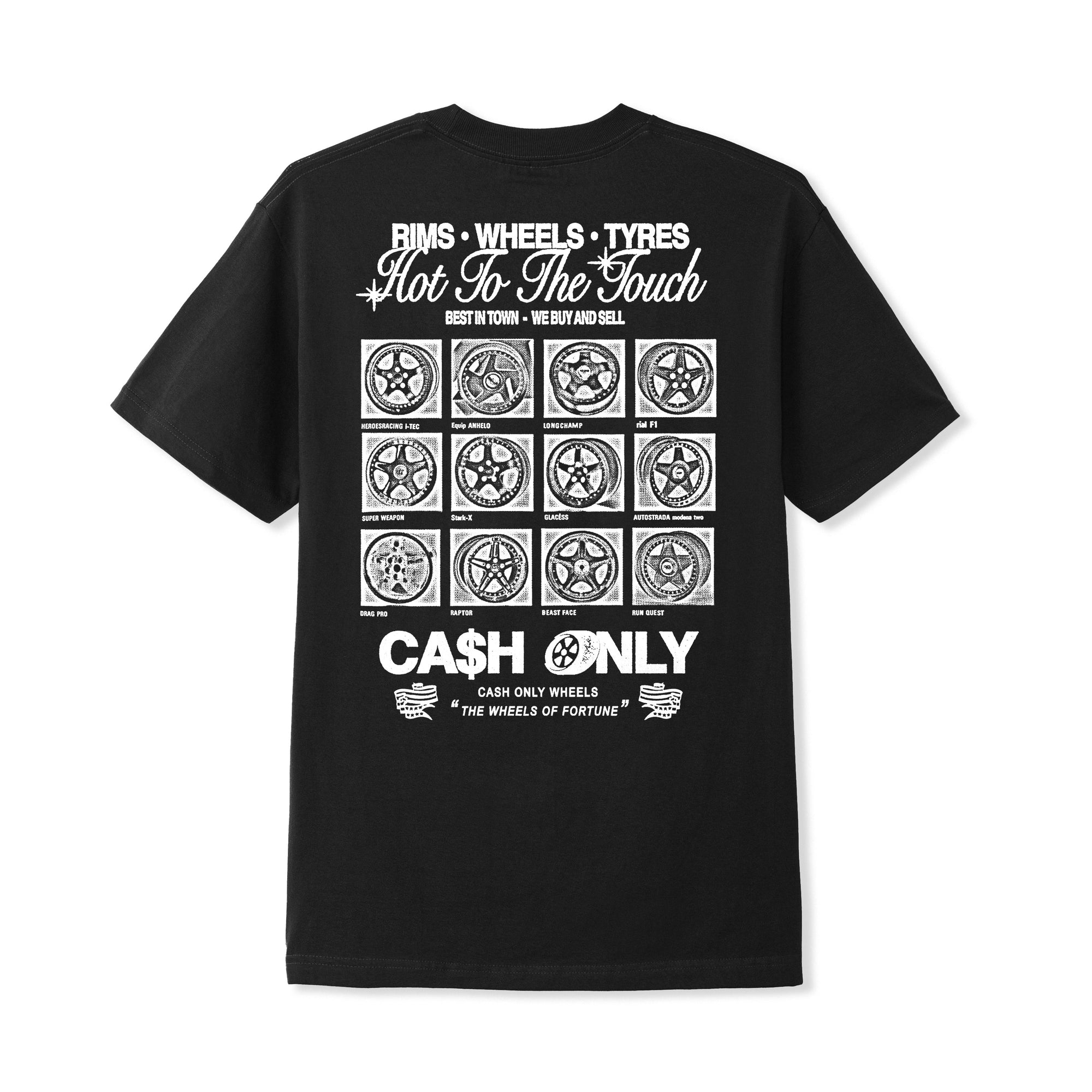 Wheels Tee, Black